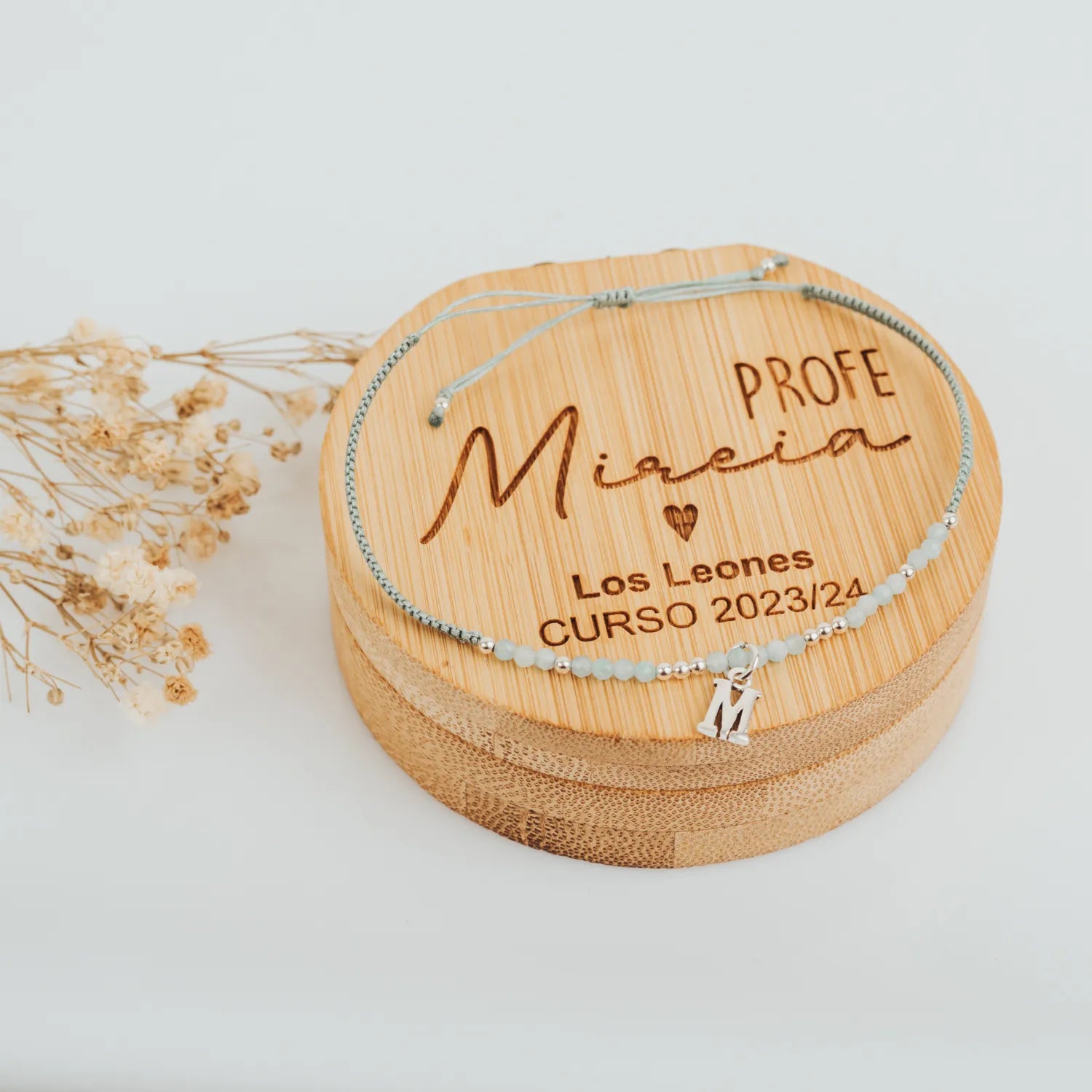 KIT PULSERA PLATA + JOYERO ESPECIAL PROFES