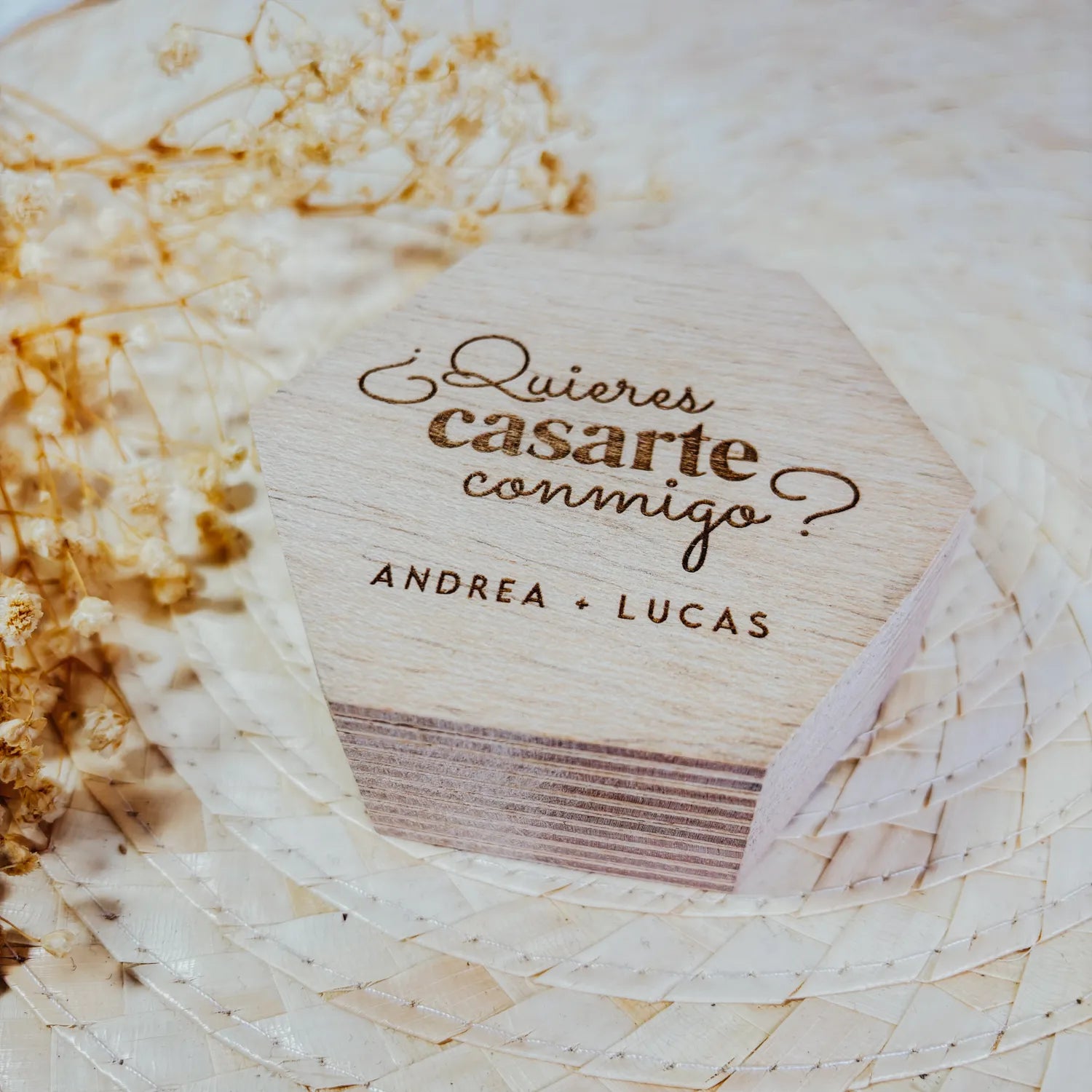 Cajita Anillo Compromiso “Conmigo”