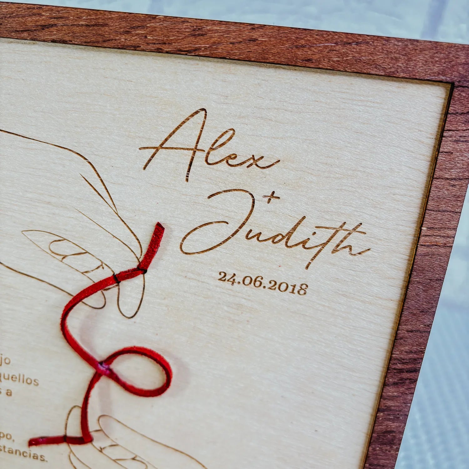 Cuadro Nuestro Hilo Rojo