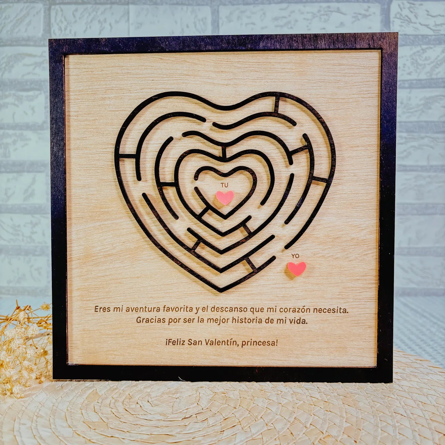 Cuadro Laberinto "Tu y Yo”