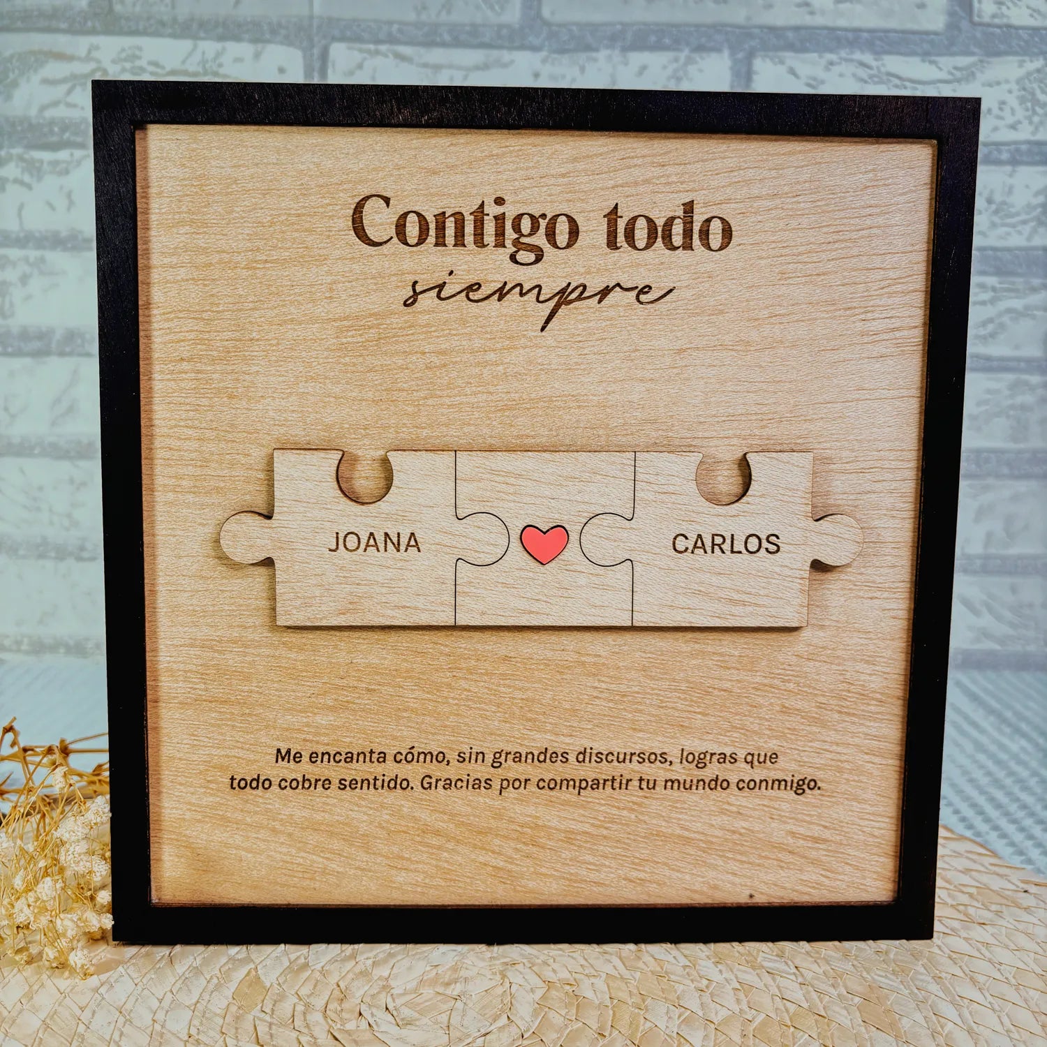 Cuadro Puzzle “Contigo”