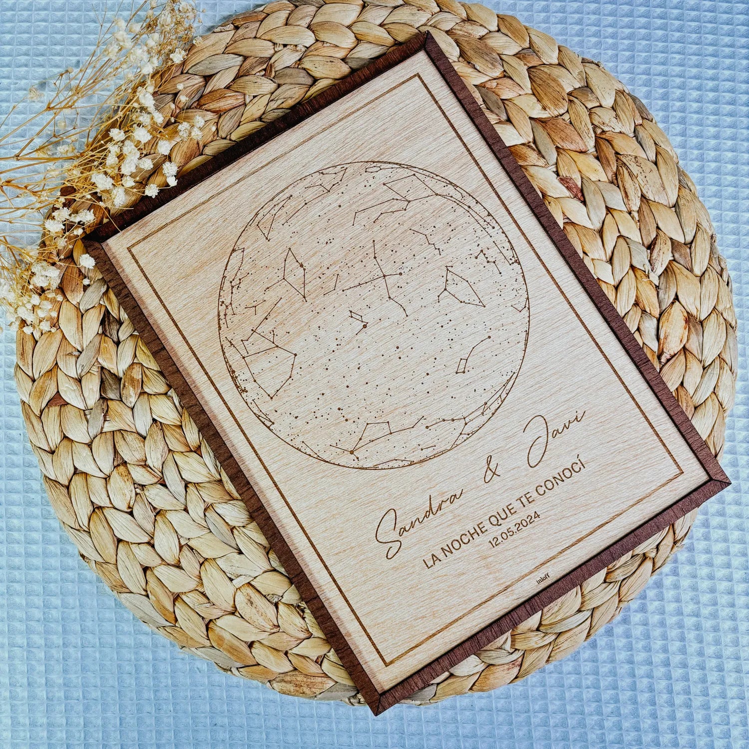 Cuadro Mapa Estelar "Nuestra Historia”