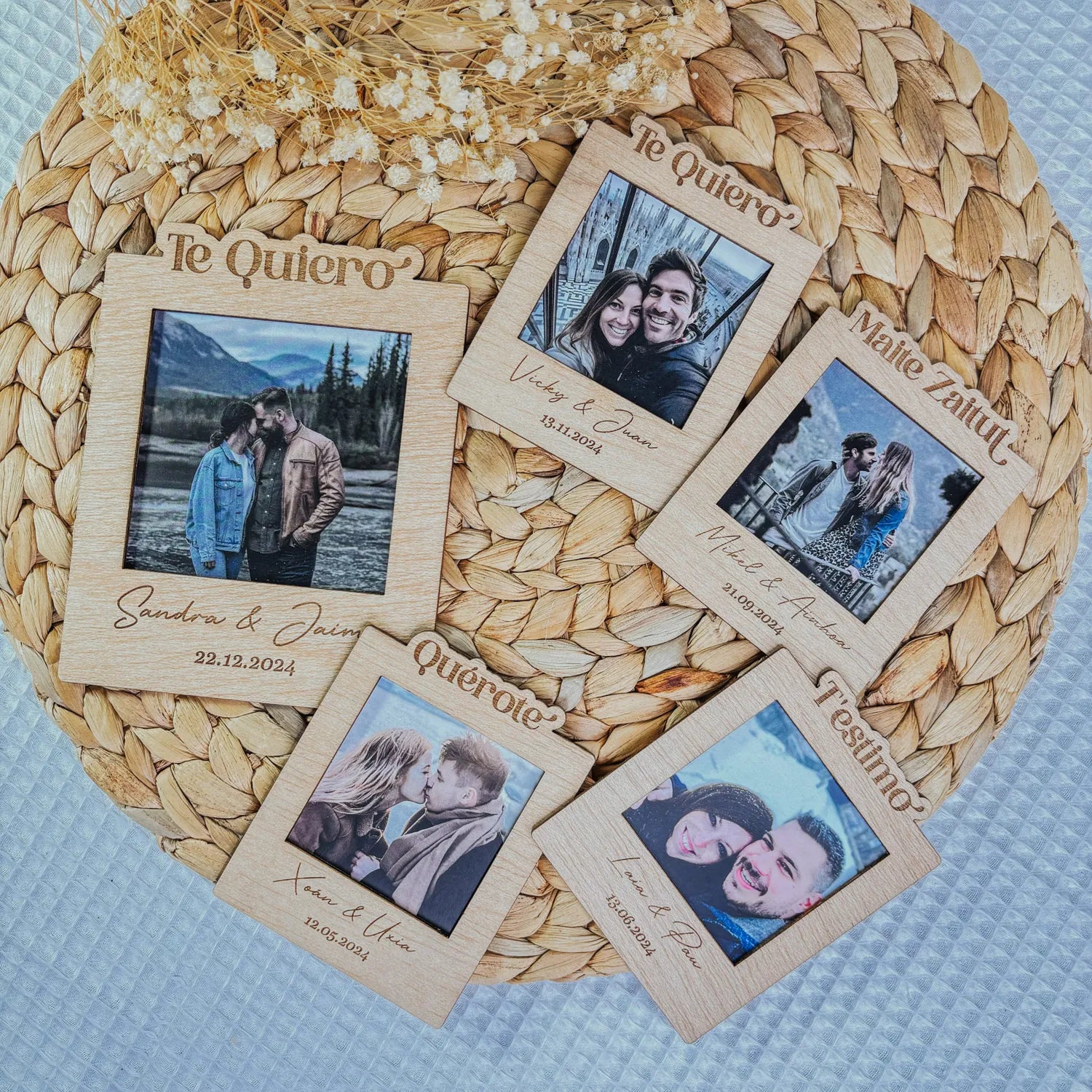Portafotos Imán “Te Quiero”