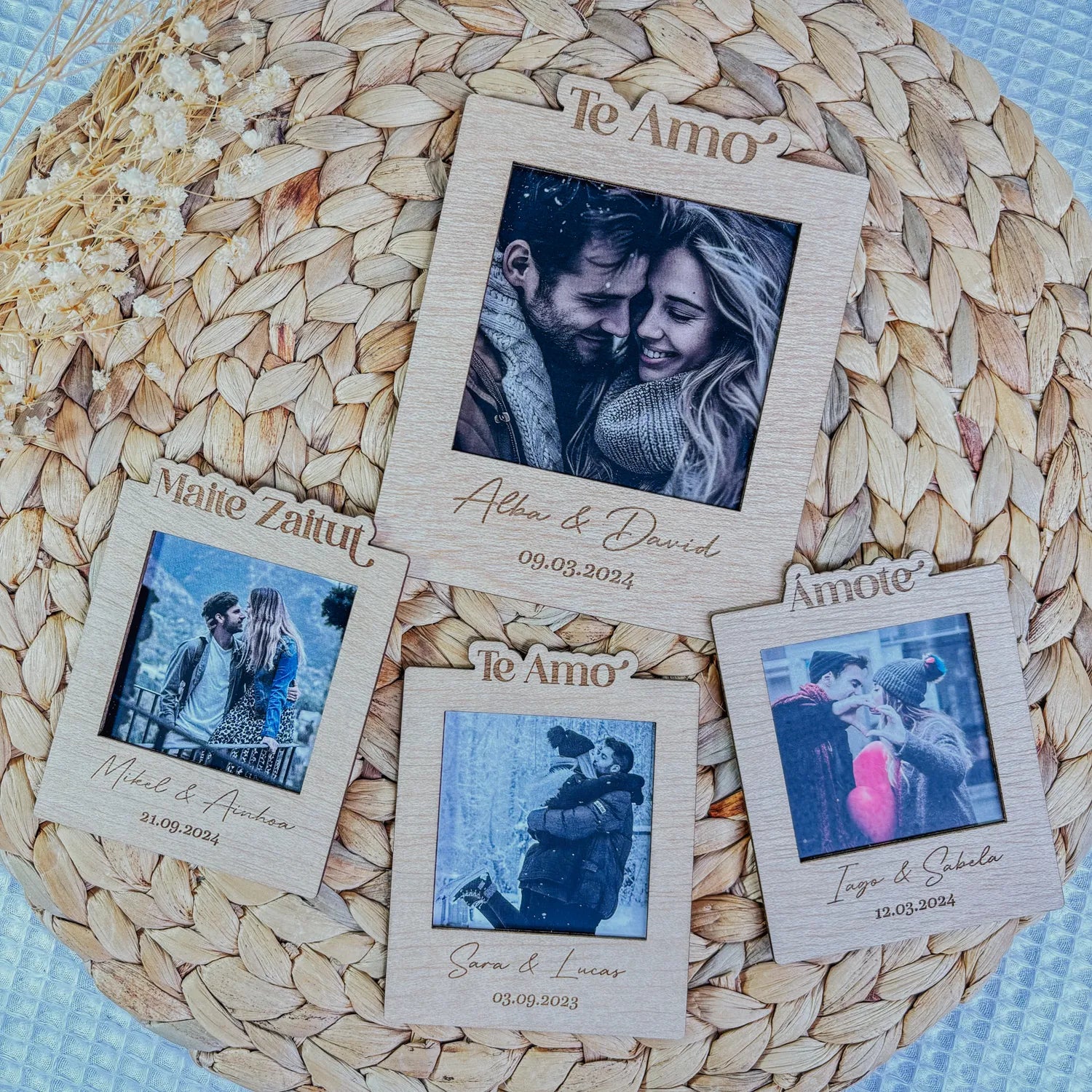 Portafotos Imán “Te Amo”