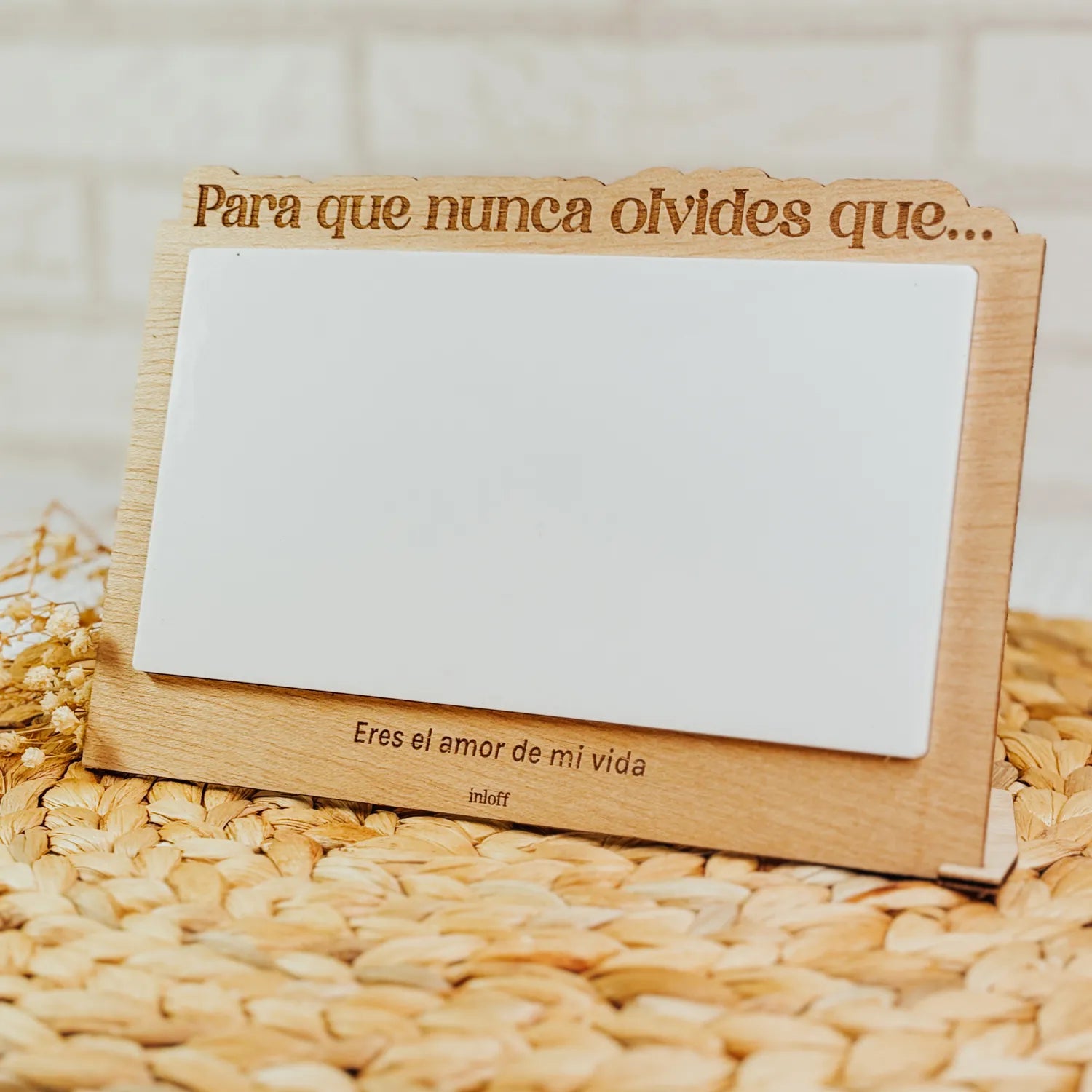 Pizarra de Mensajes Personalizada "Nunca Olvides”