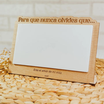 Pizarra de Mensajes Personalizada "Nunca Olvides”