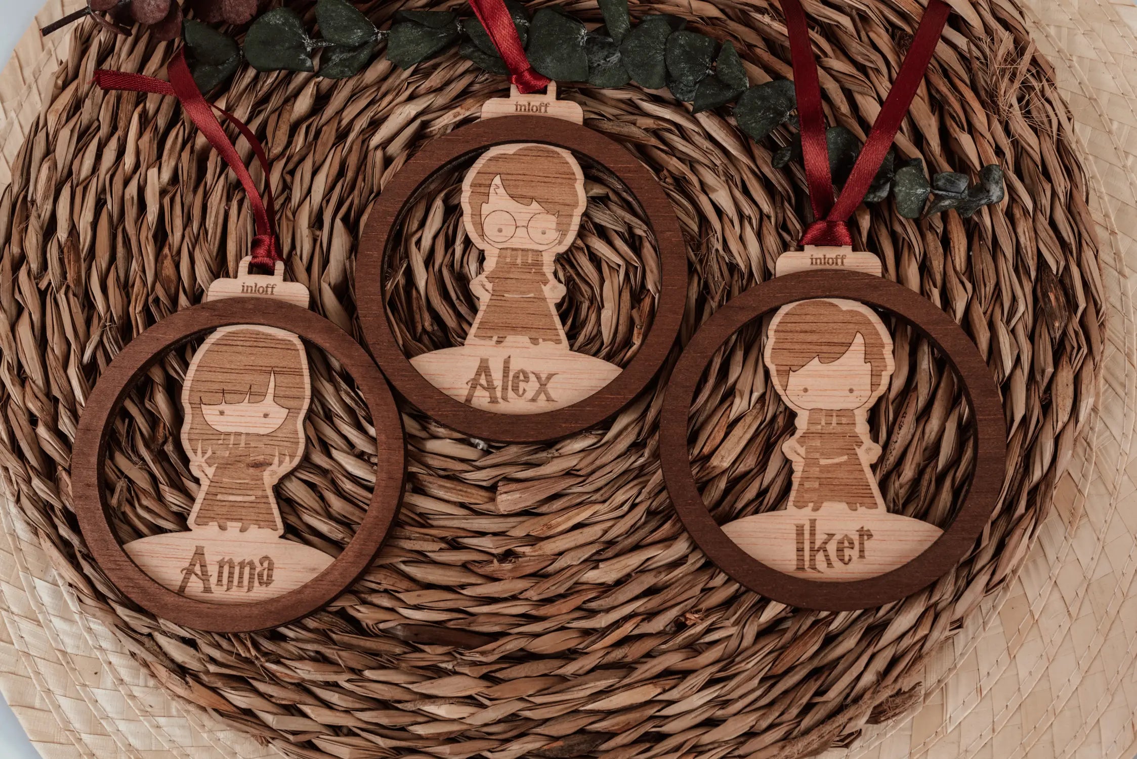 BOLA DE NAVIDAD "HARRY POTTER" MAGOS