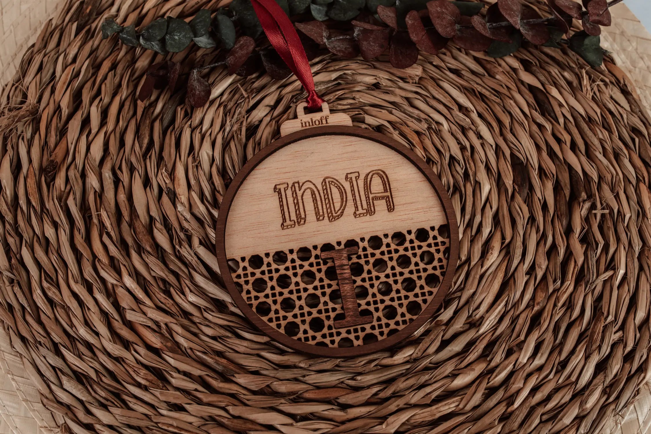 BOLA DE NAVIDAD RATÁN "MI PERSONA"