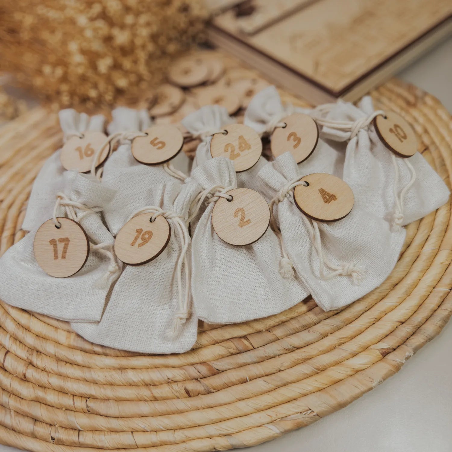 CALENDARIO DE ADVIENTO DE MADERA