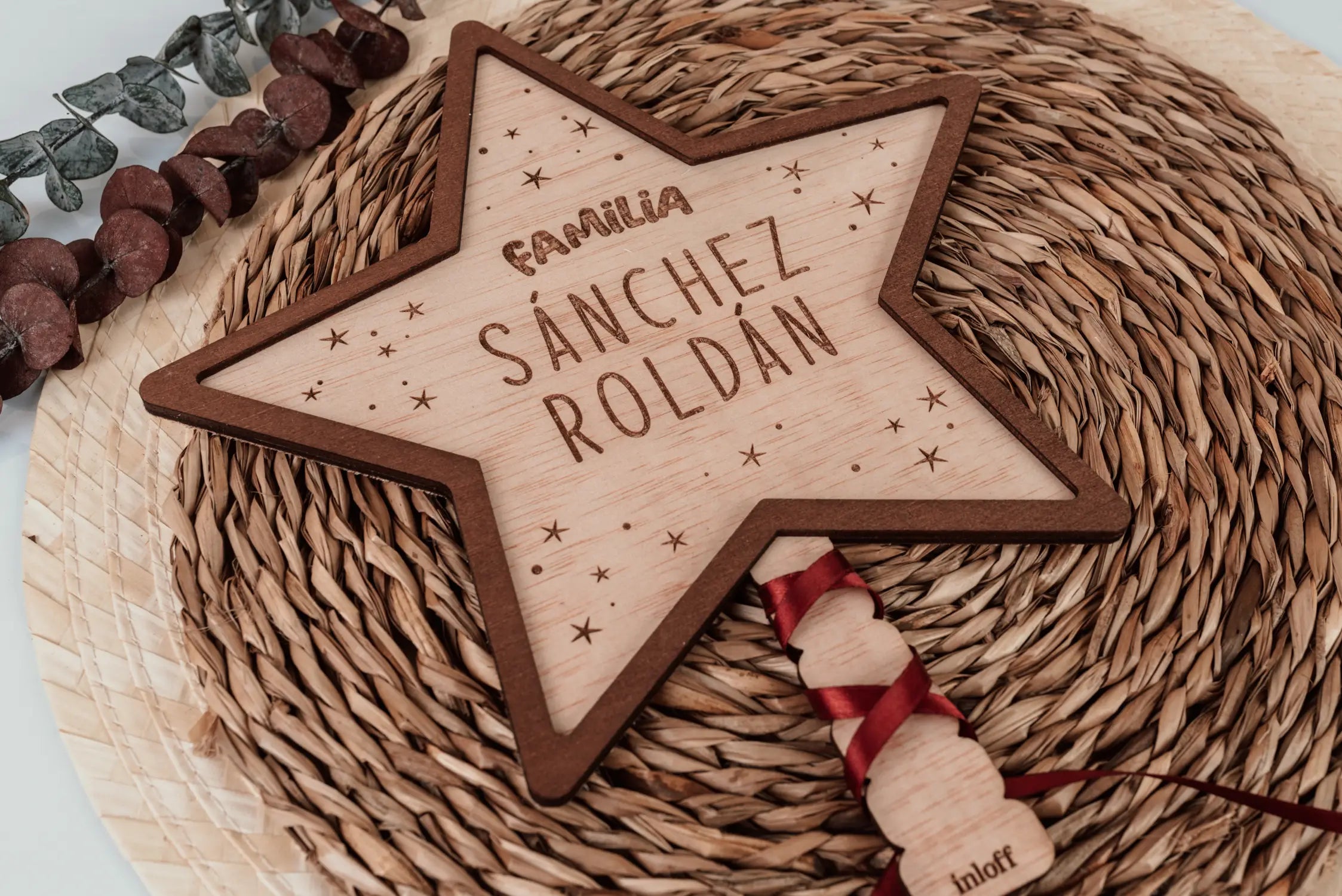 Adorno de Navidad Estrella Mágica "Familia"