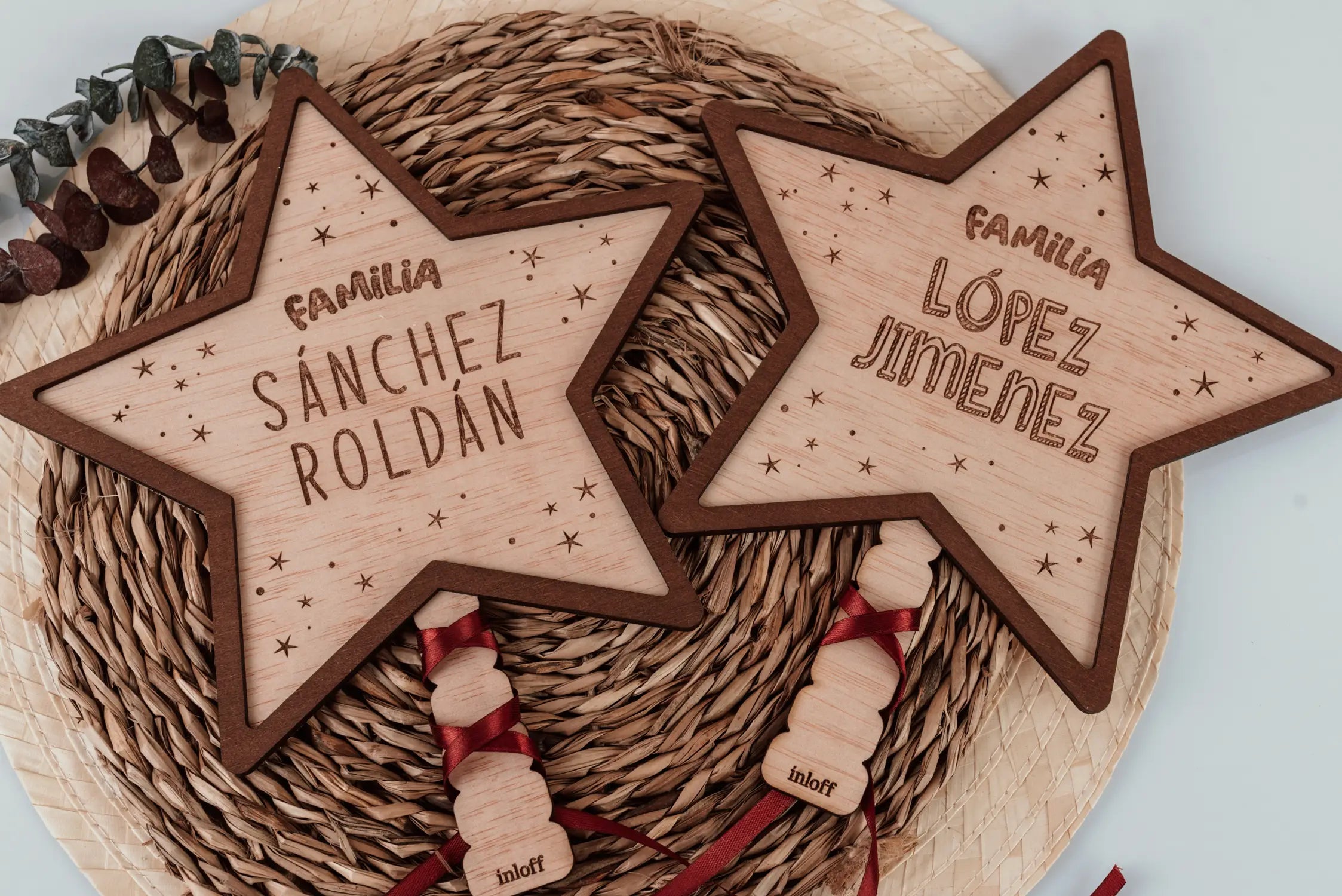 Adorno de Navidad Estrella Mágica "Familia"