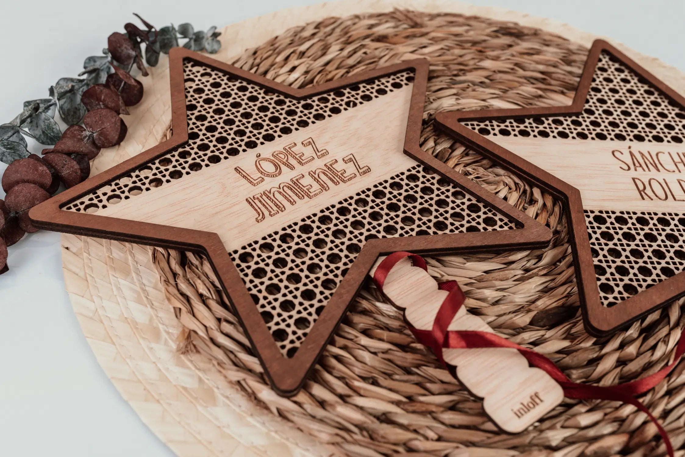 Adorno de Navidad Estrella Mágica "Ratán"