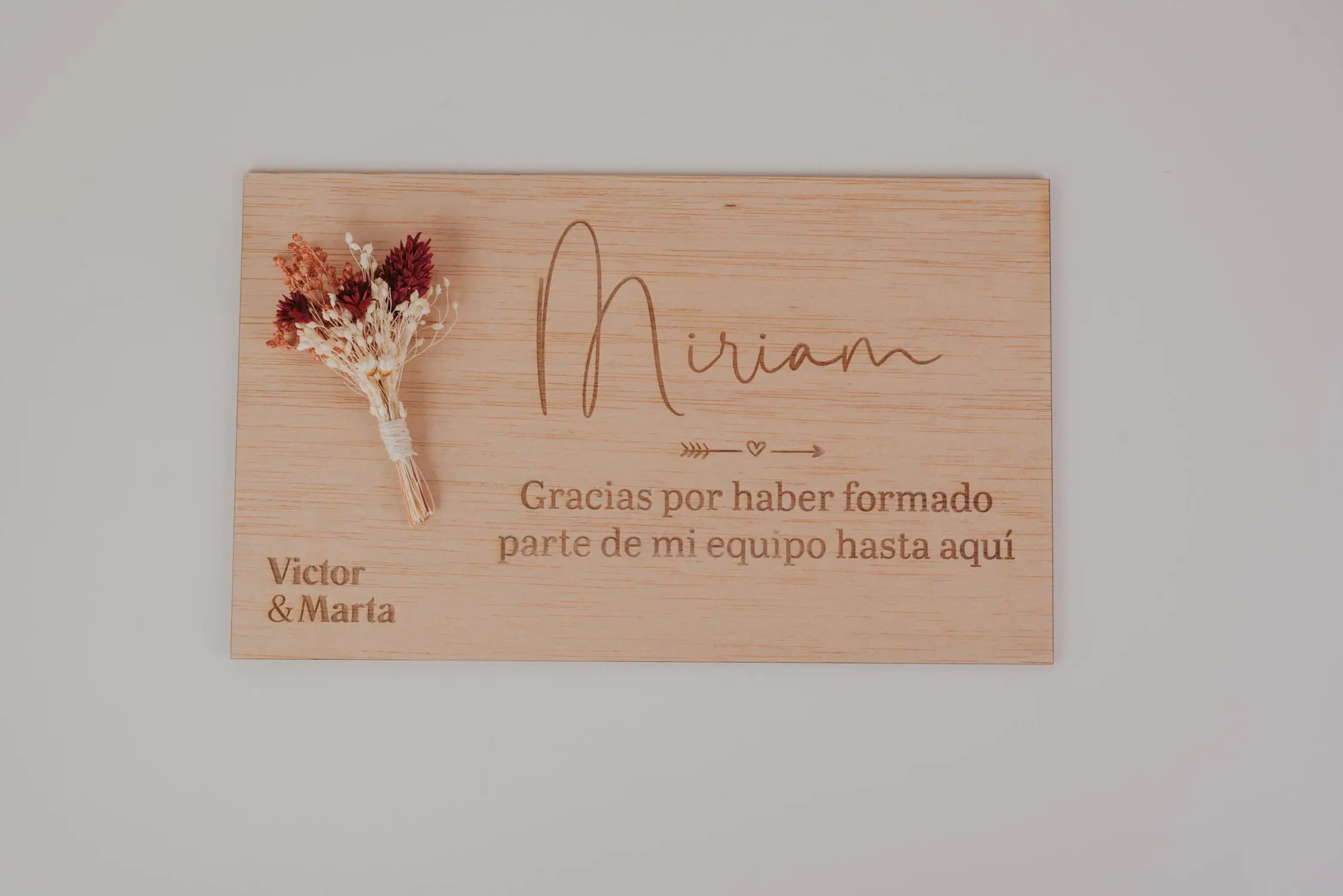 PLACA “ERES TÚ” BODA ROMÁNTICA