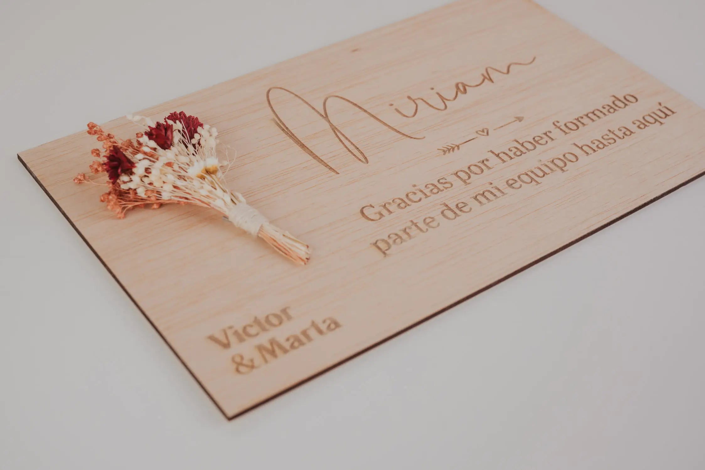 PLACA “ERES TÚ” BODA ROMÁNTICA