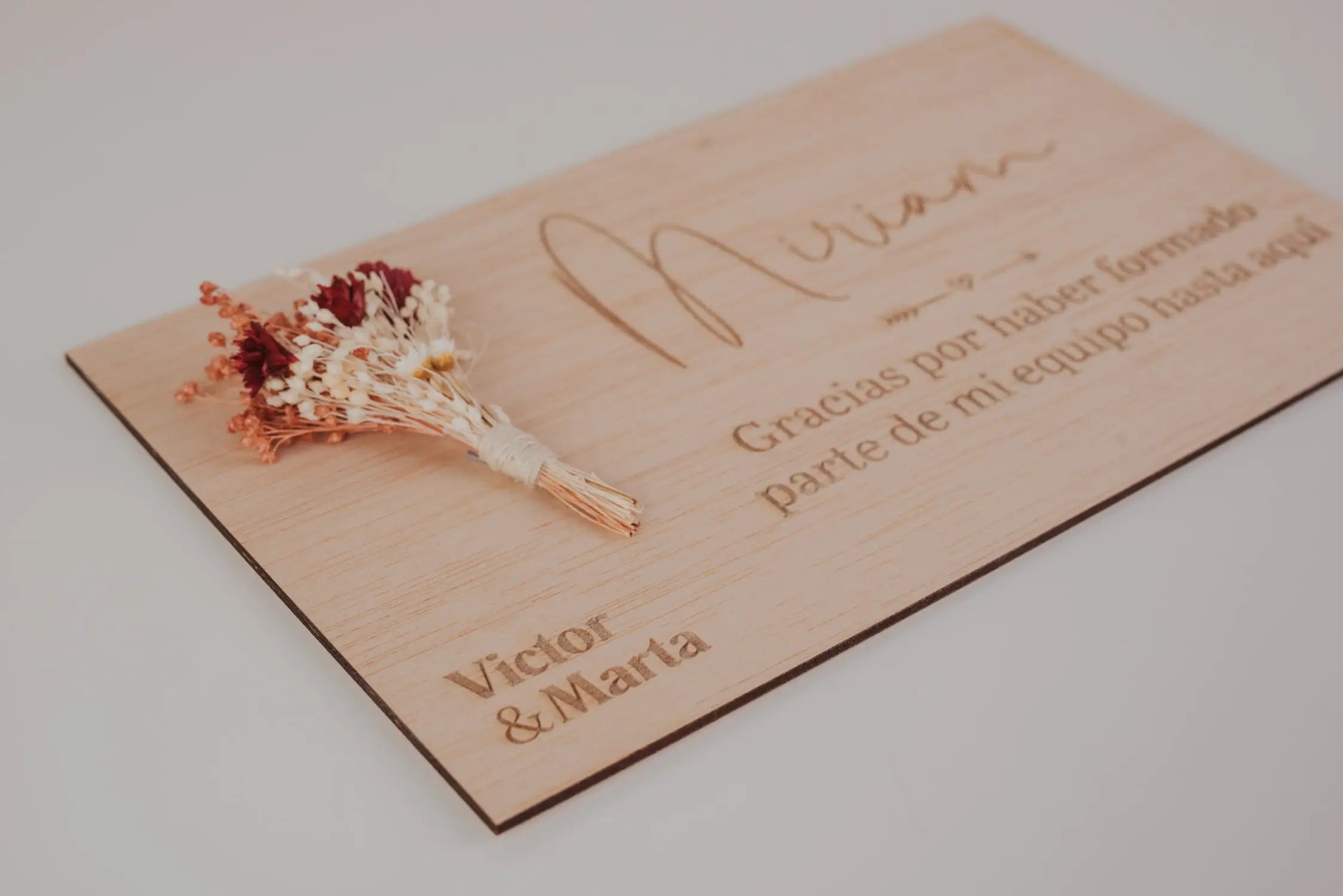 PLACA “ERES TÚ” BODA ROMÁNTICA