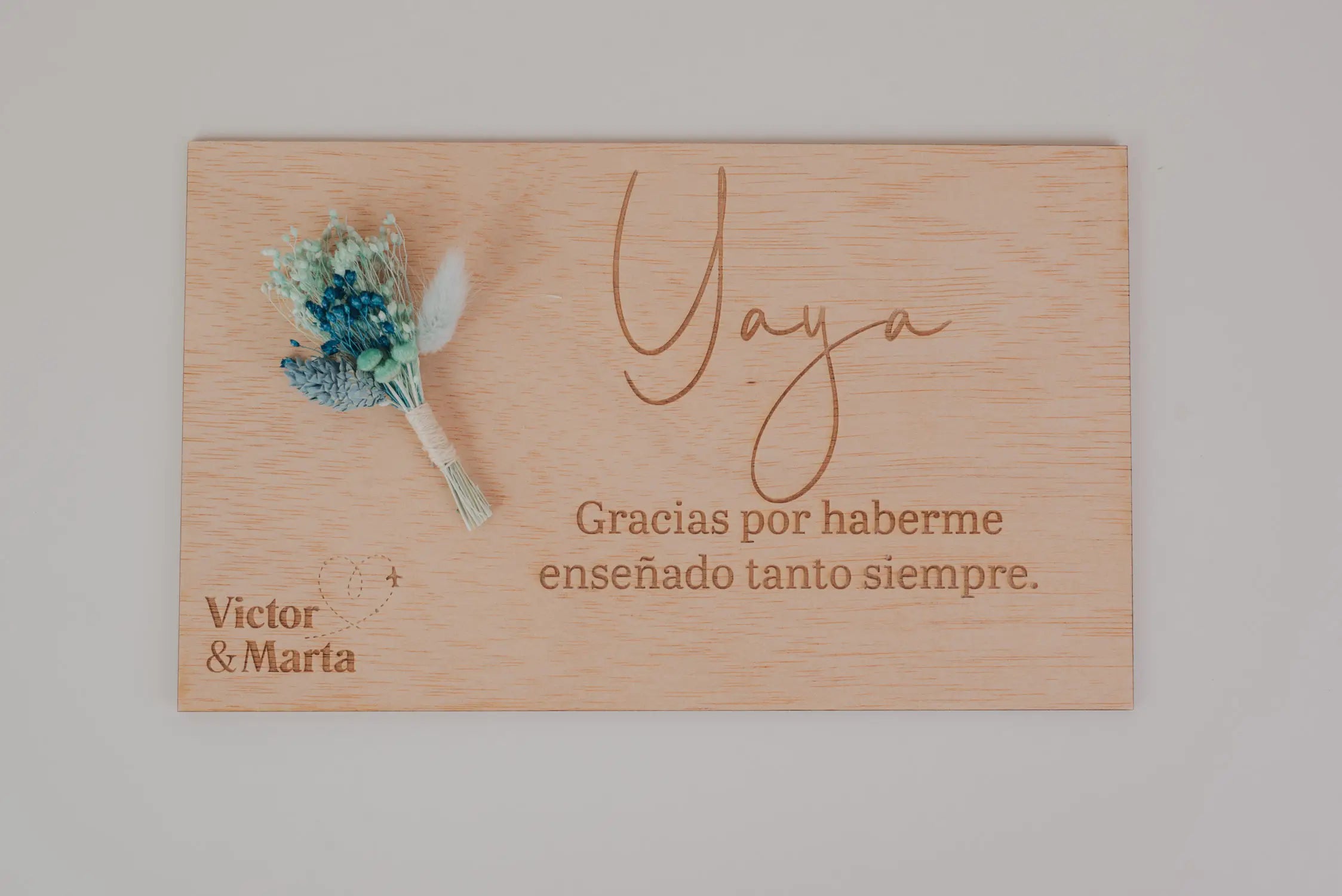 PLACA “ERES TÚ” BODA VIAJERA