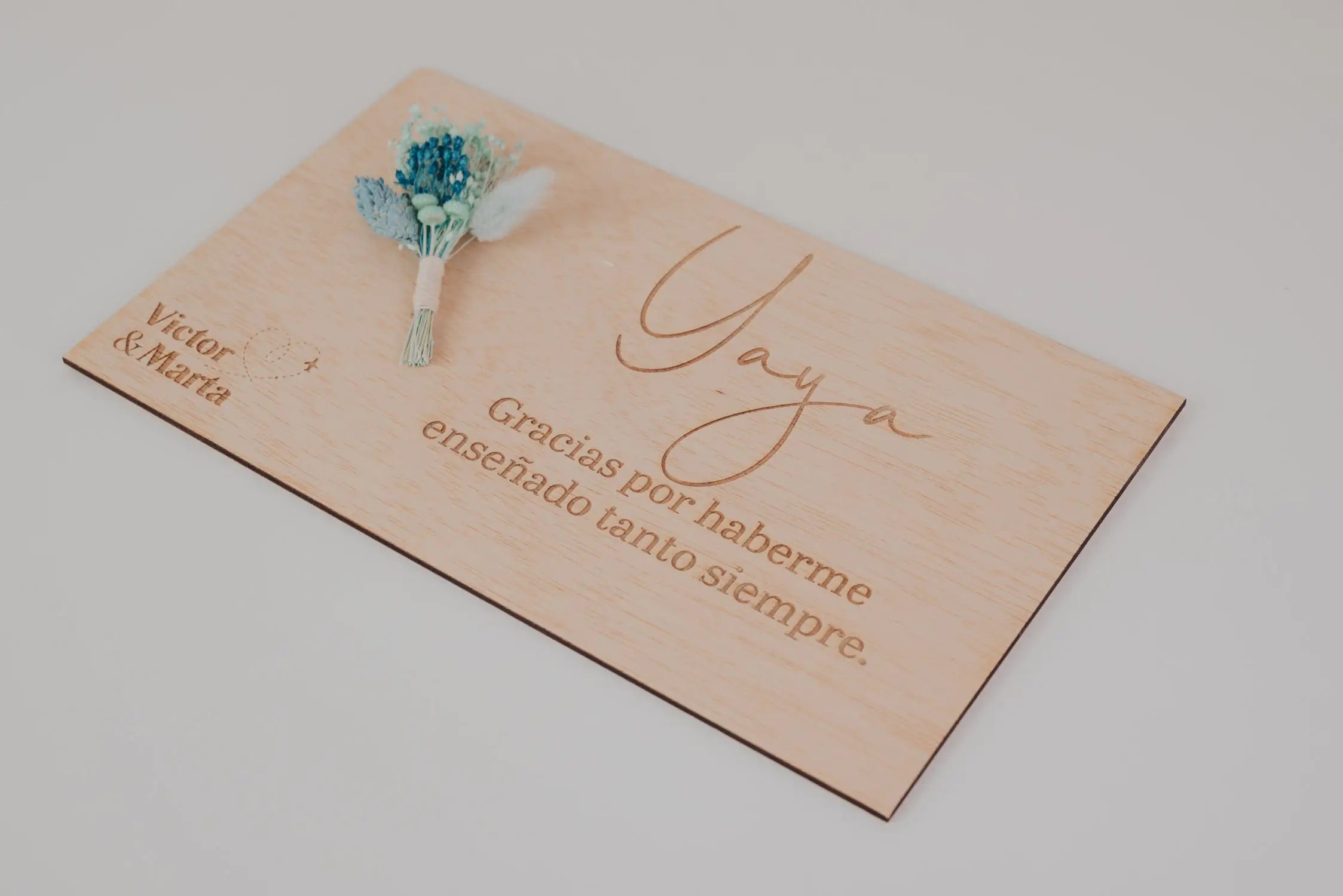 PLACA “ERES TÚ” BODA VIAJERA