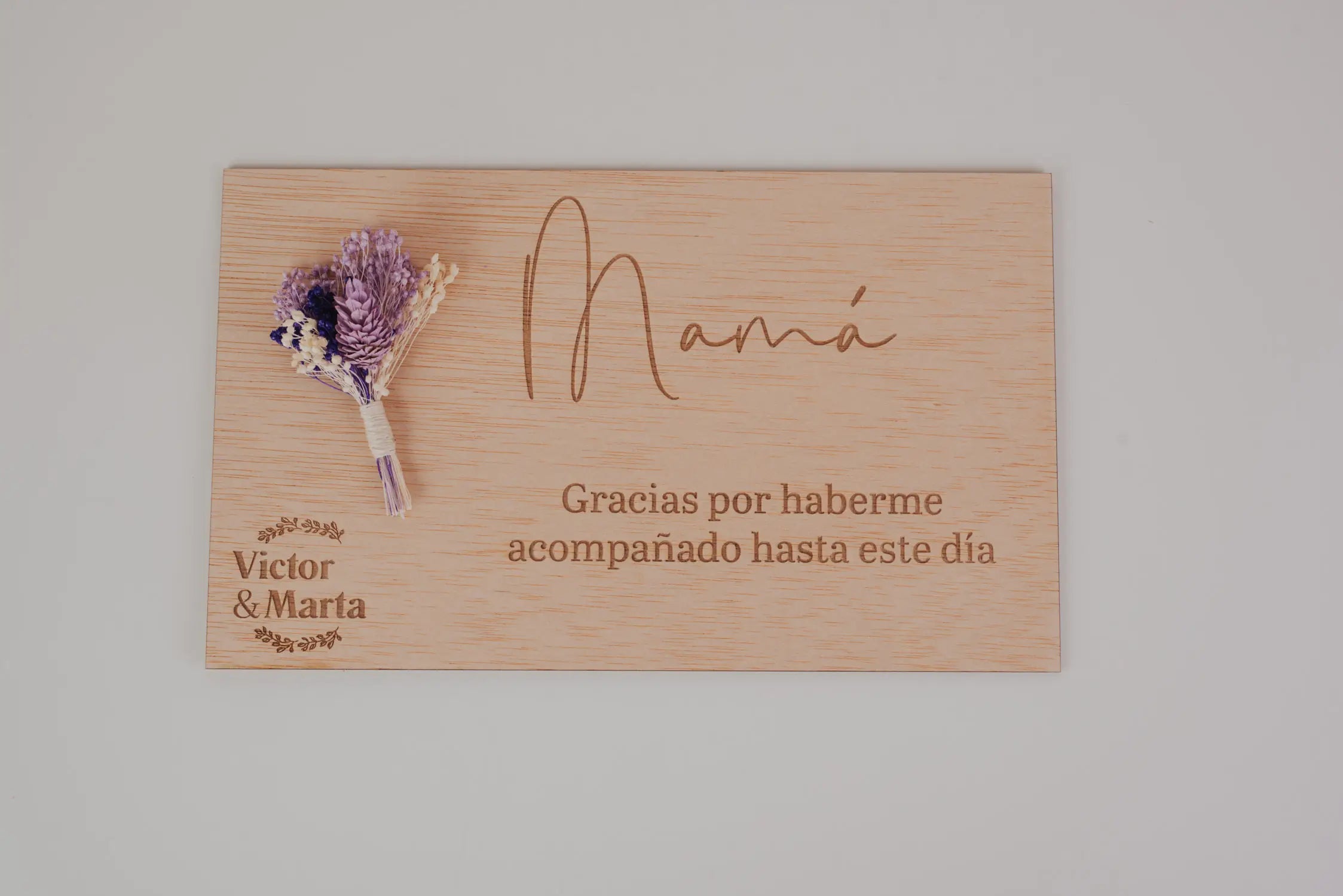 PLACA “ERES TÚ” BODA VINTAGE