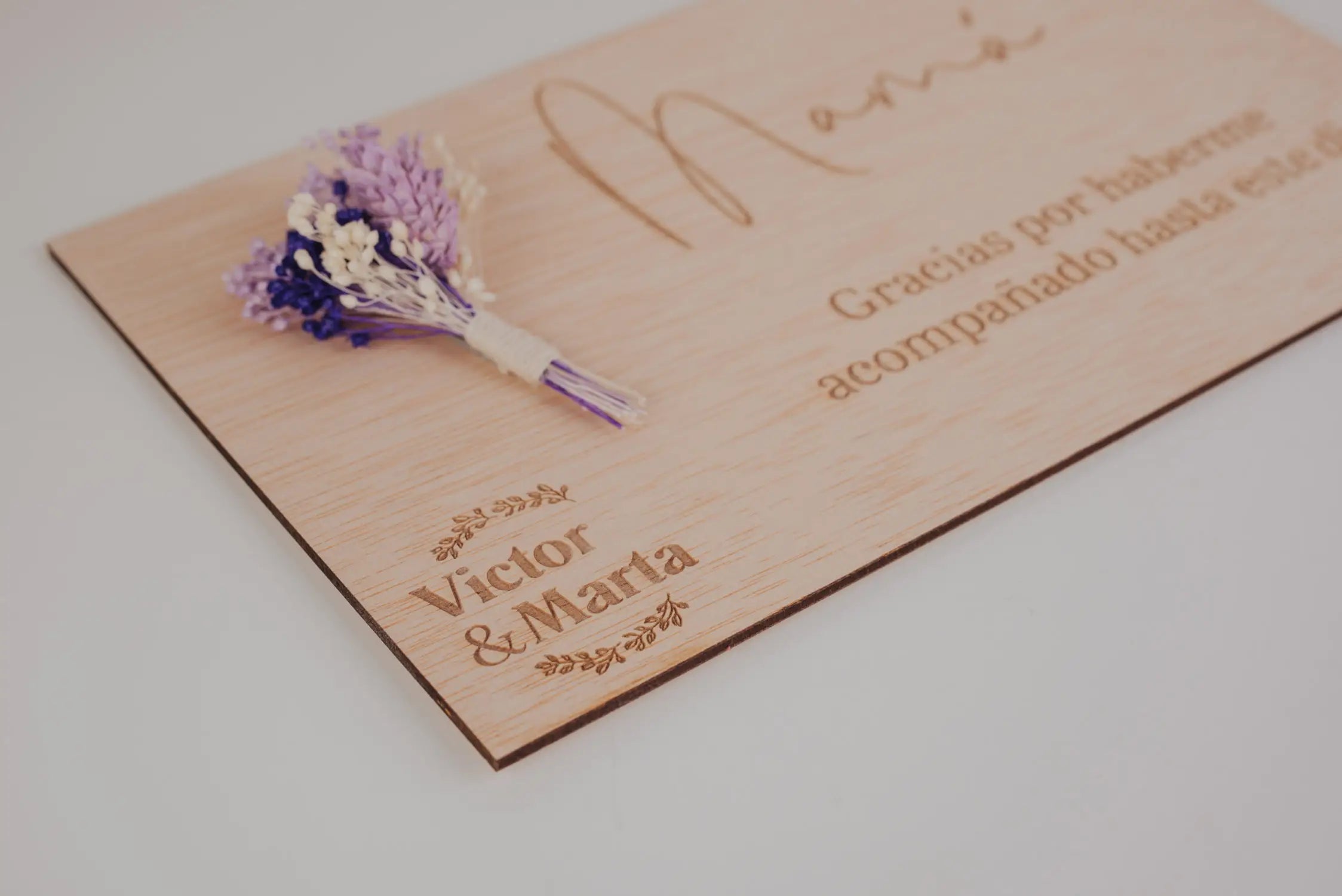 PLACA “ERES TÚ” BODA VINTAGE