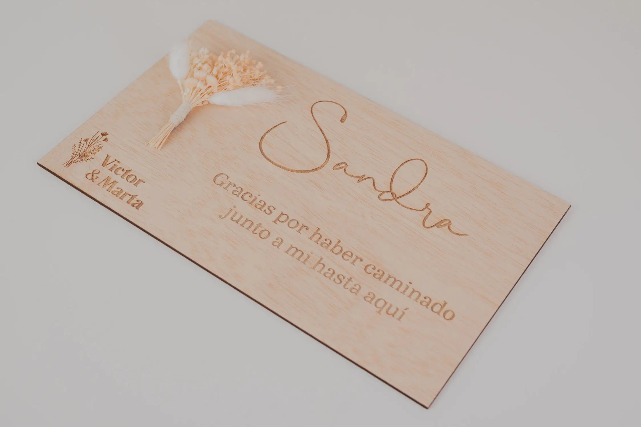 PLACA “ERES TÚ” BODA VINTAGE