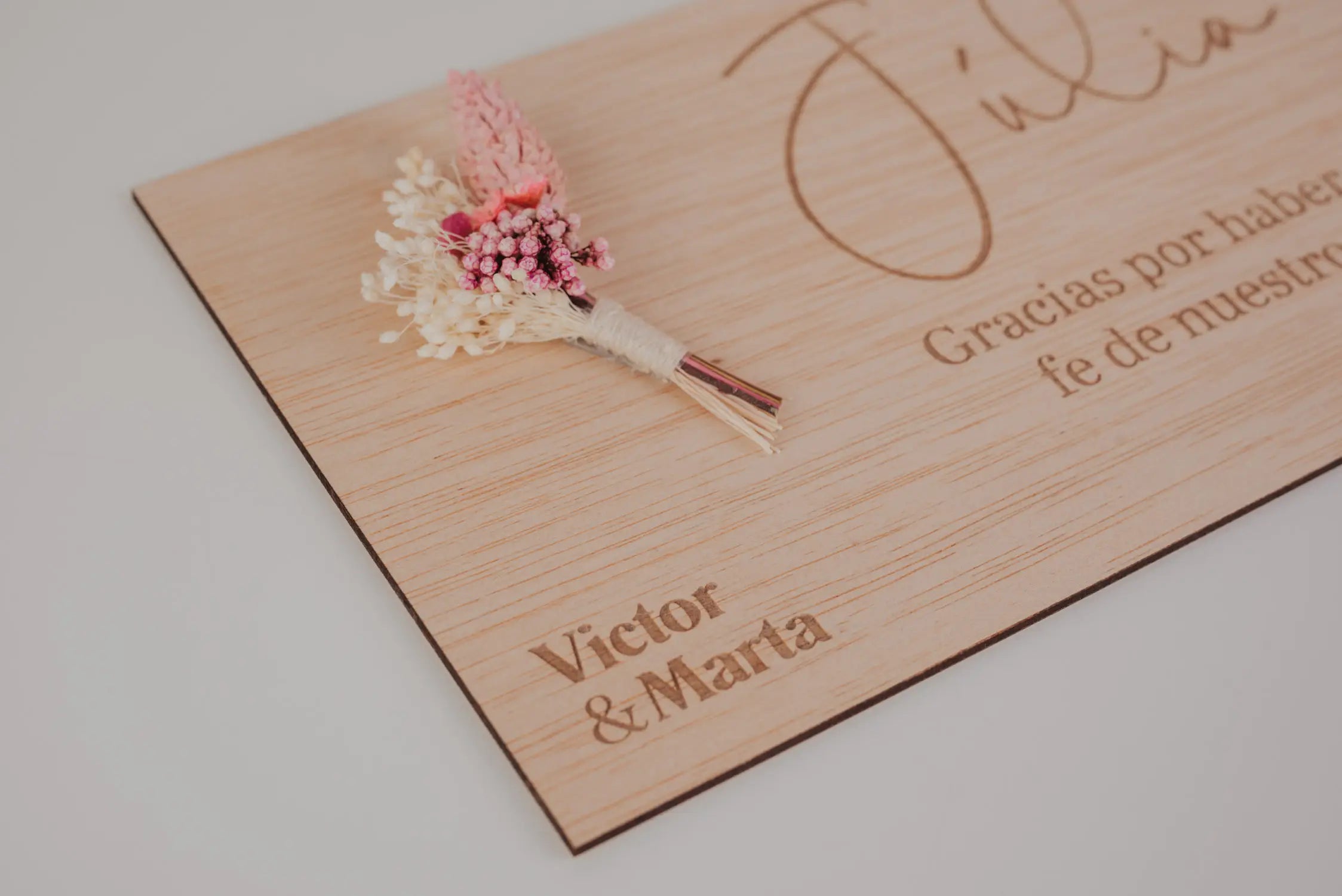 PLACA “ERES TÚ” NUESTRA BODA