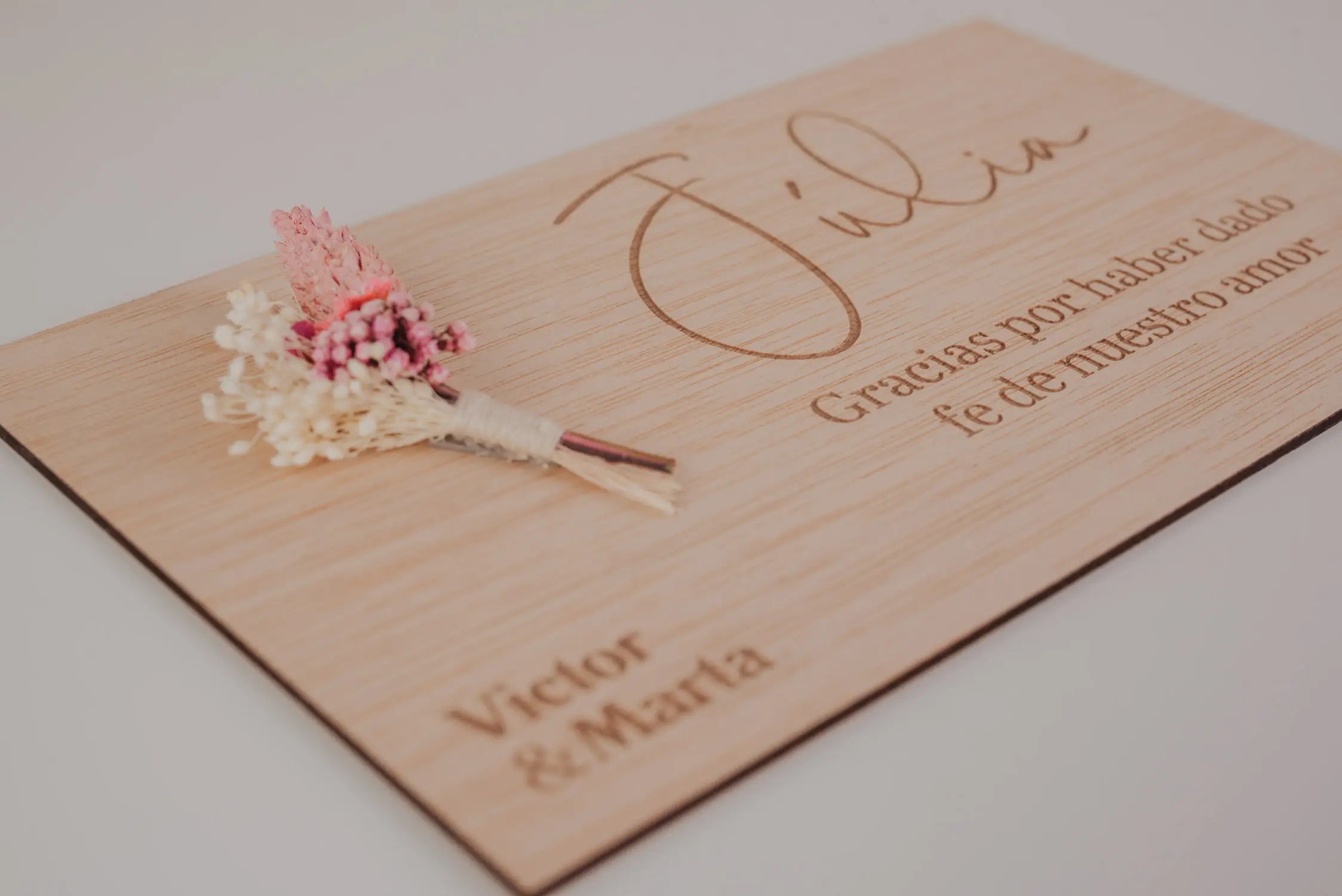 PLACA “ERES TÚ” NUESTRA BODA