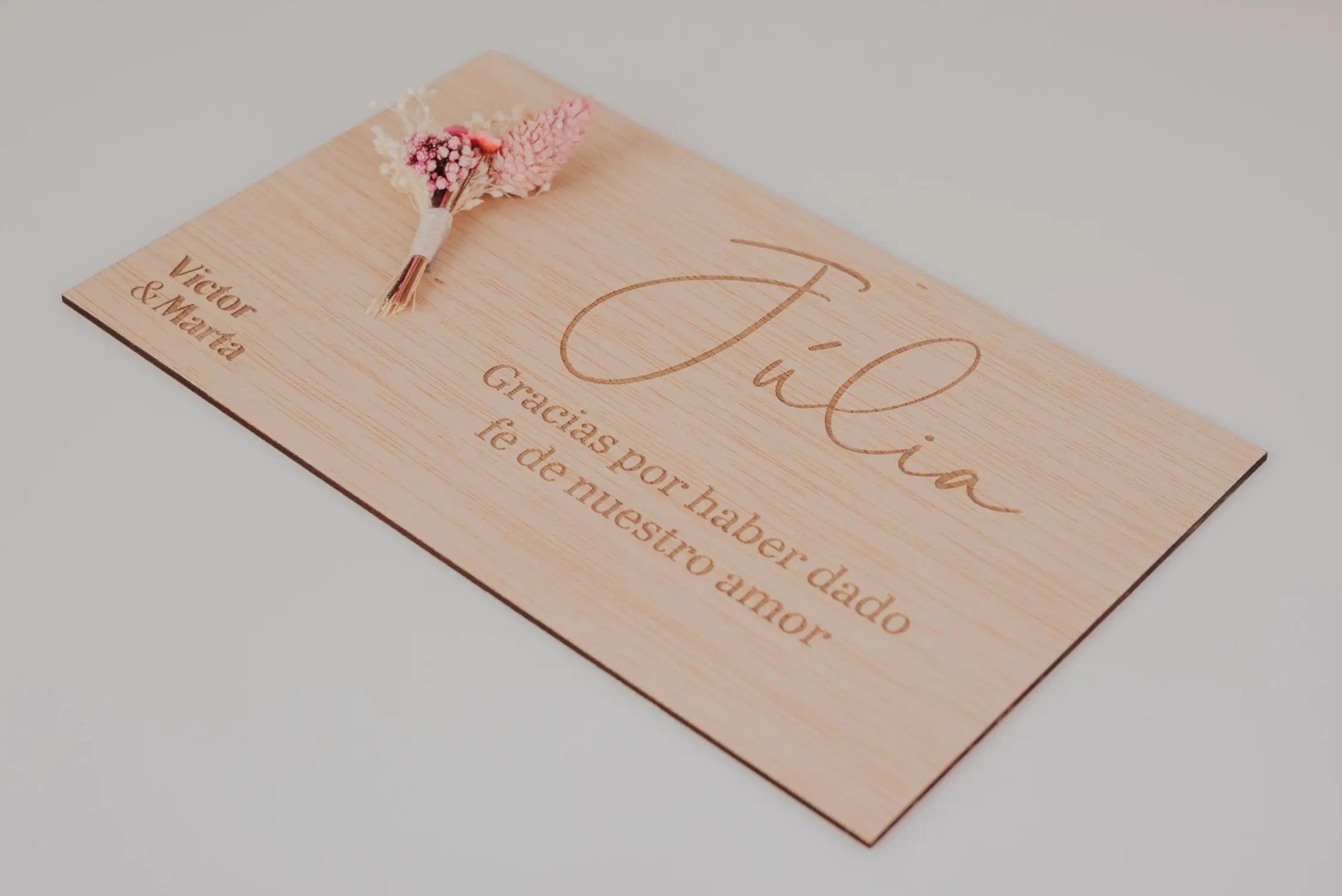 PLACA “ERES TÚ” NUESTRA BODA