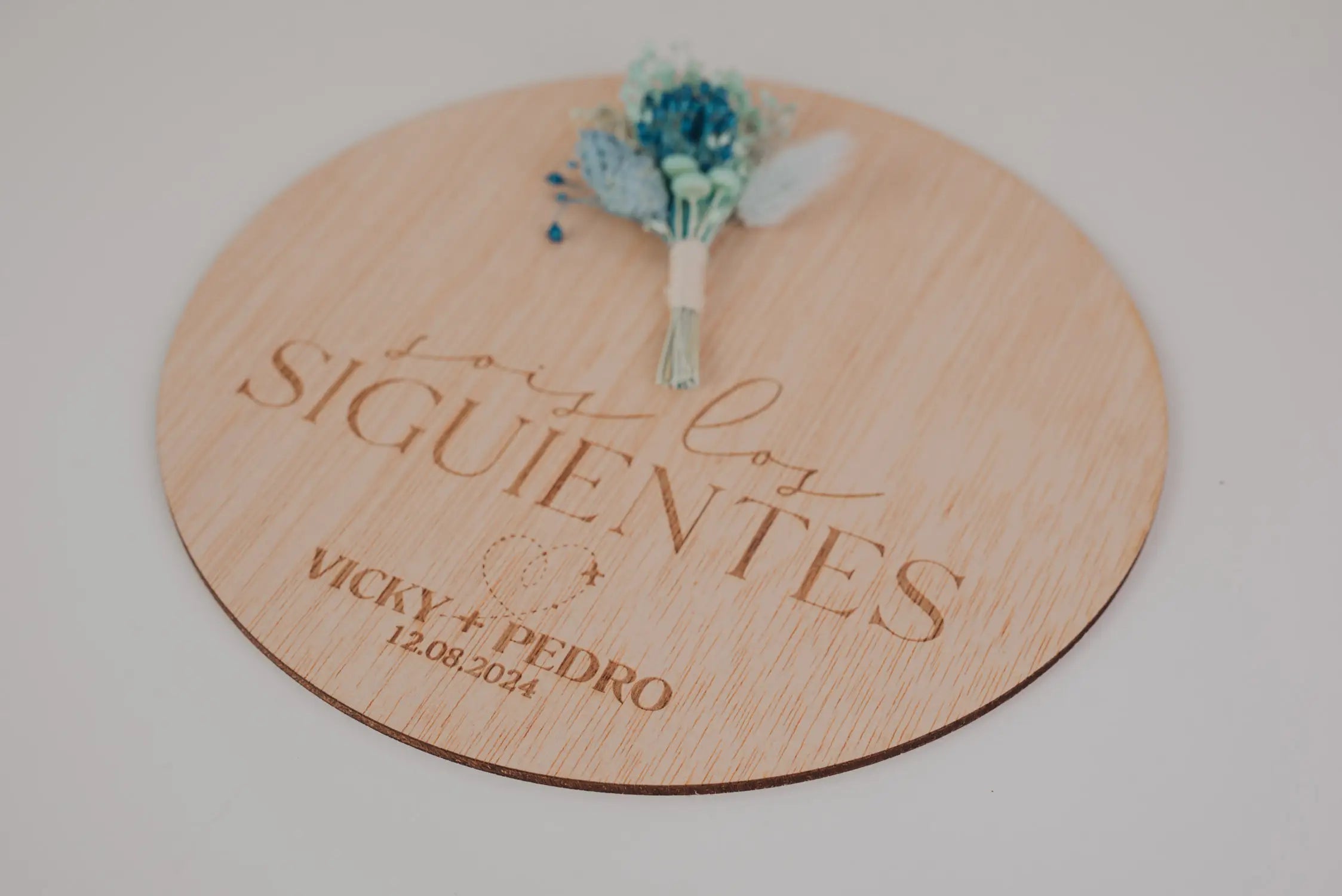PLACA “SOIS LOS SIGUIENTES” BODA VIAJERA