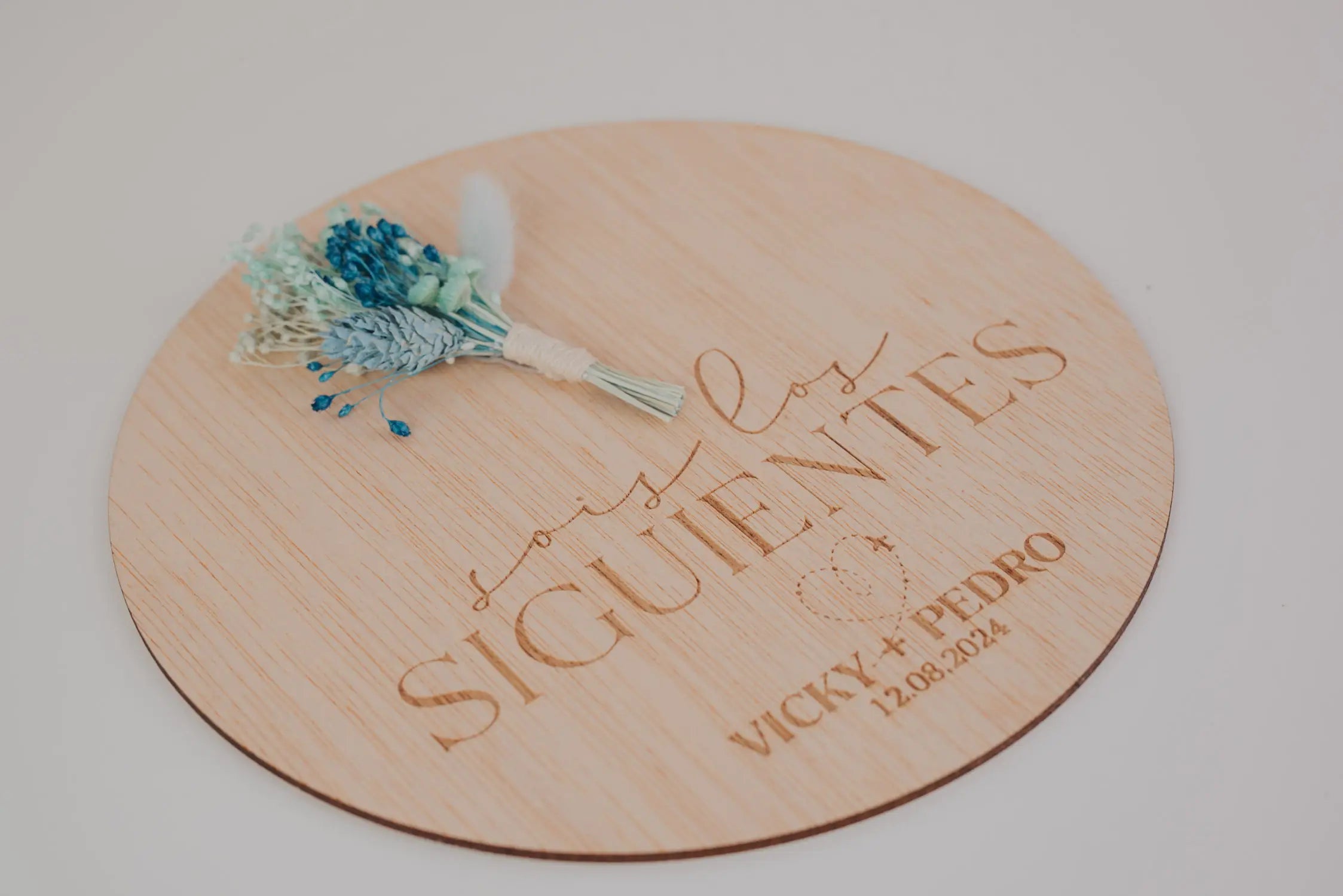 PLACA “SOIS LOS SIGUIENTES” BODA VIAJERA