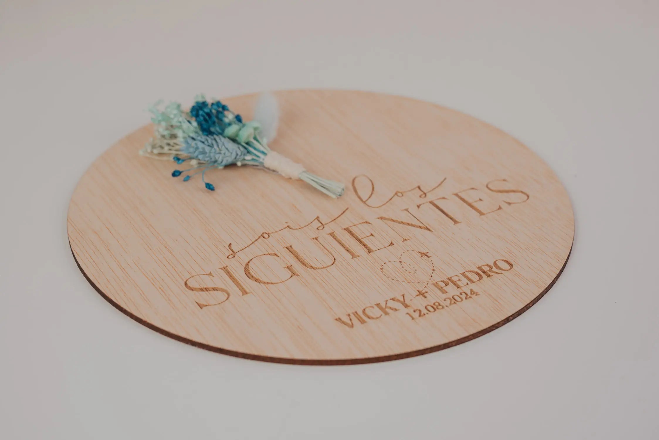 PLACA “SOIS LOS SIGUIENTES” BODA VIAJERA