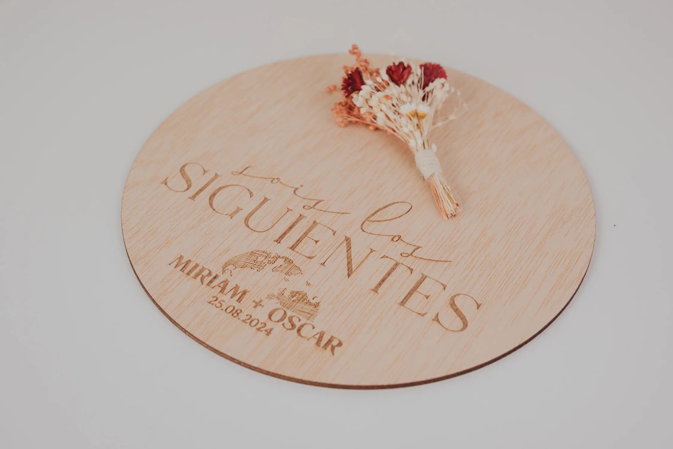 PLACA “SOIS LOS SIGUIENTES” BODA VIAJERA
