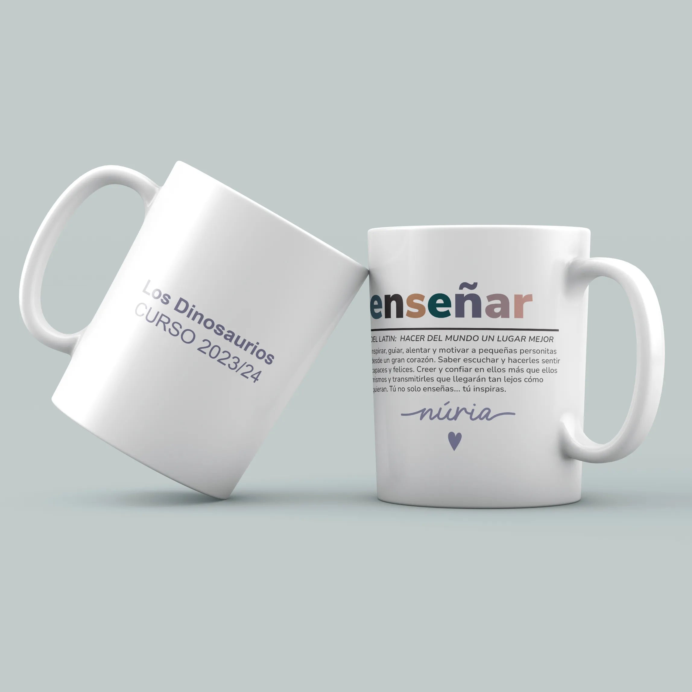 TAZA PROFE "ENSEÑAR"