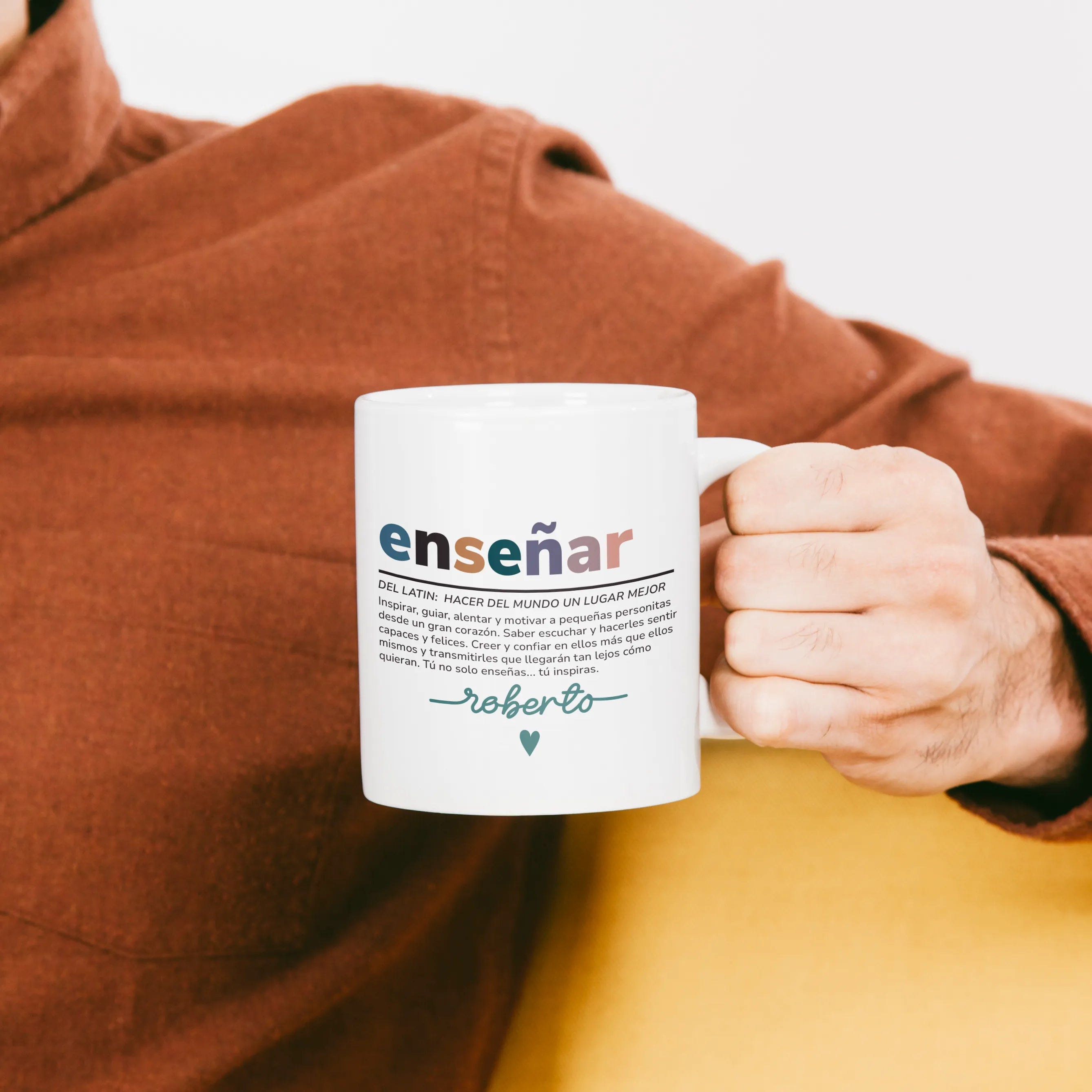 TAZA PROFE "ENSEÑAR"
