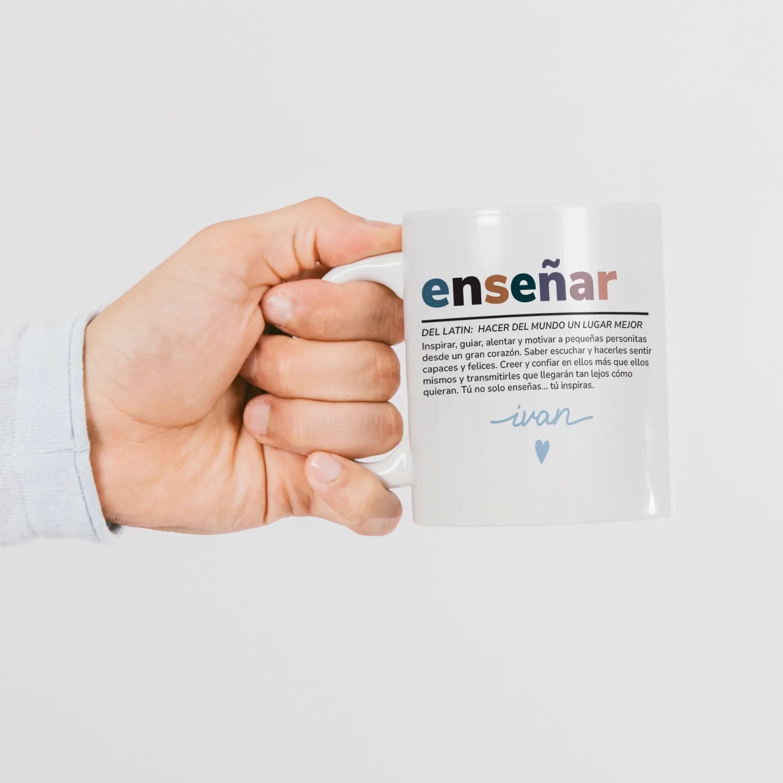 TAZA PROFE "ENSEÑAR"