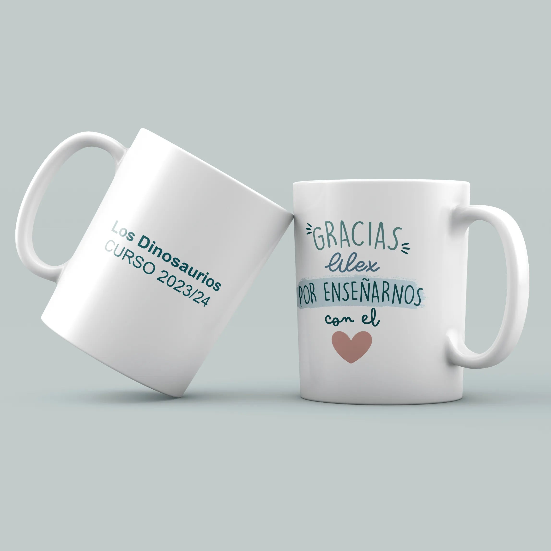 TAZA PROFE "GRACIAS DE CORAZÓN"