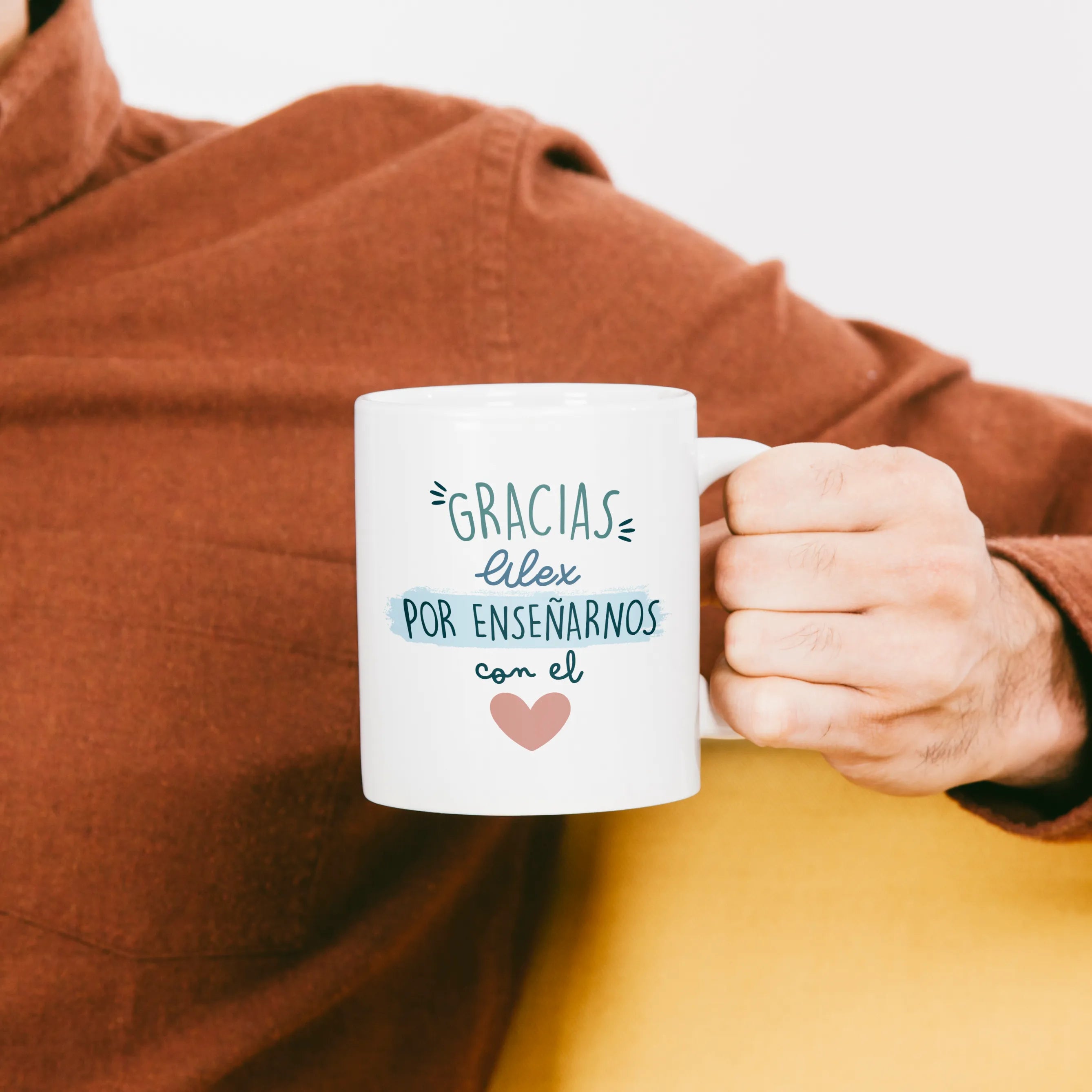 TAZA PROFE "GRACIAS DE CORAZÓN"