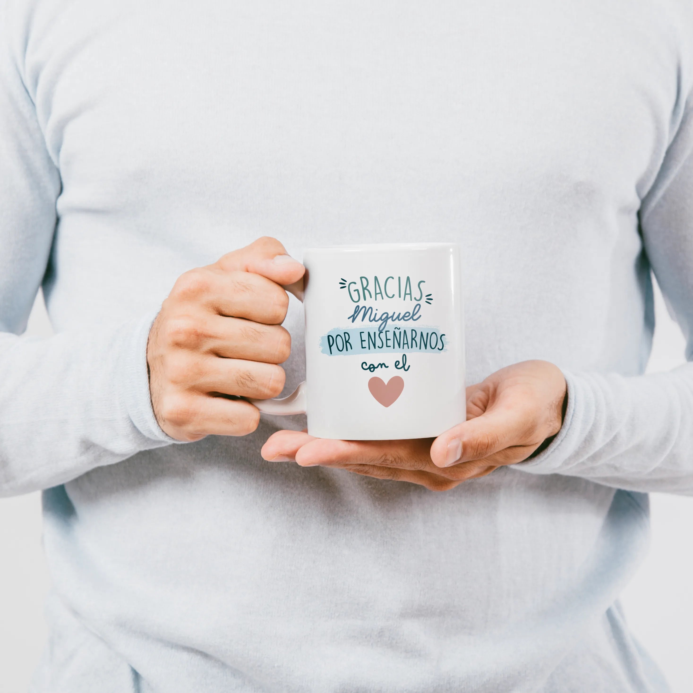 TAZA PROFE "GRACIAS DE CORAZÓN"