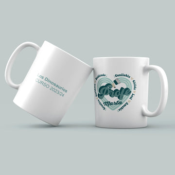 TAZA PROFE "RETRO CUORE"