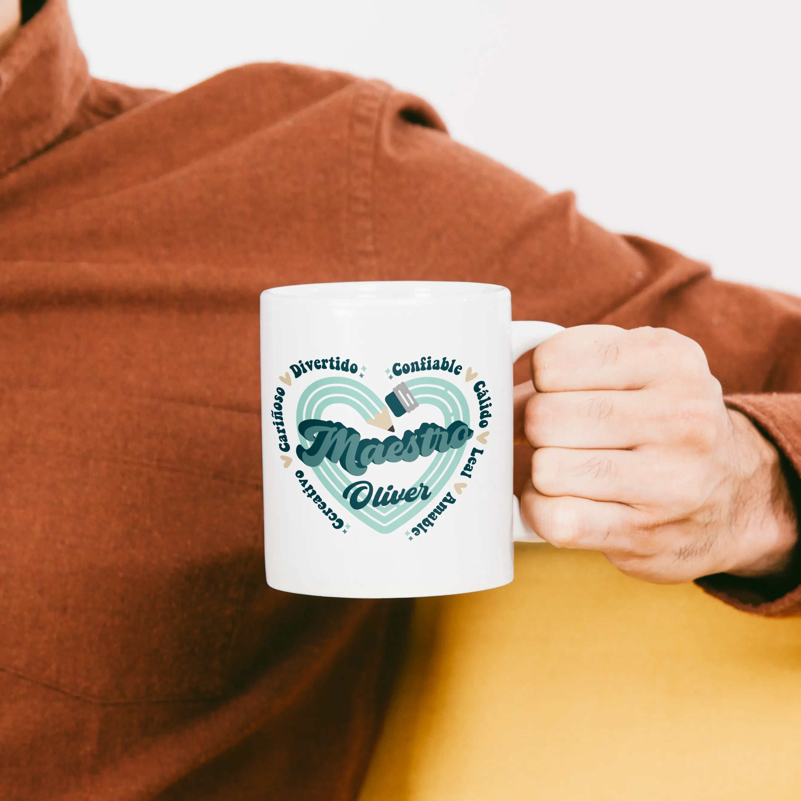 TAZA PROFE "RETRO CUORE"