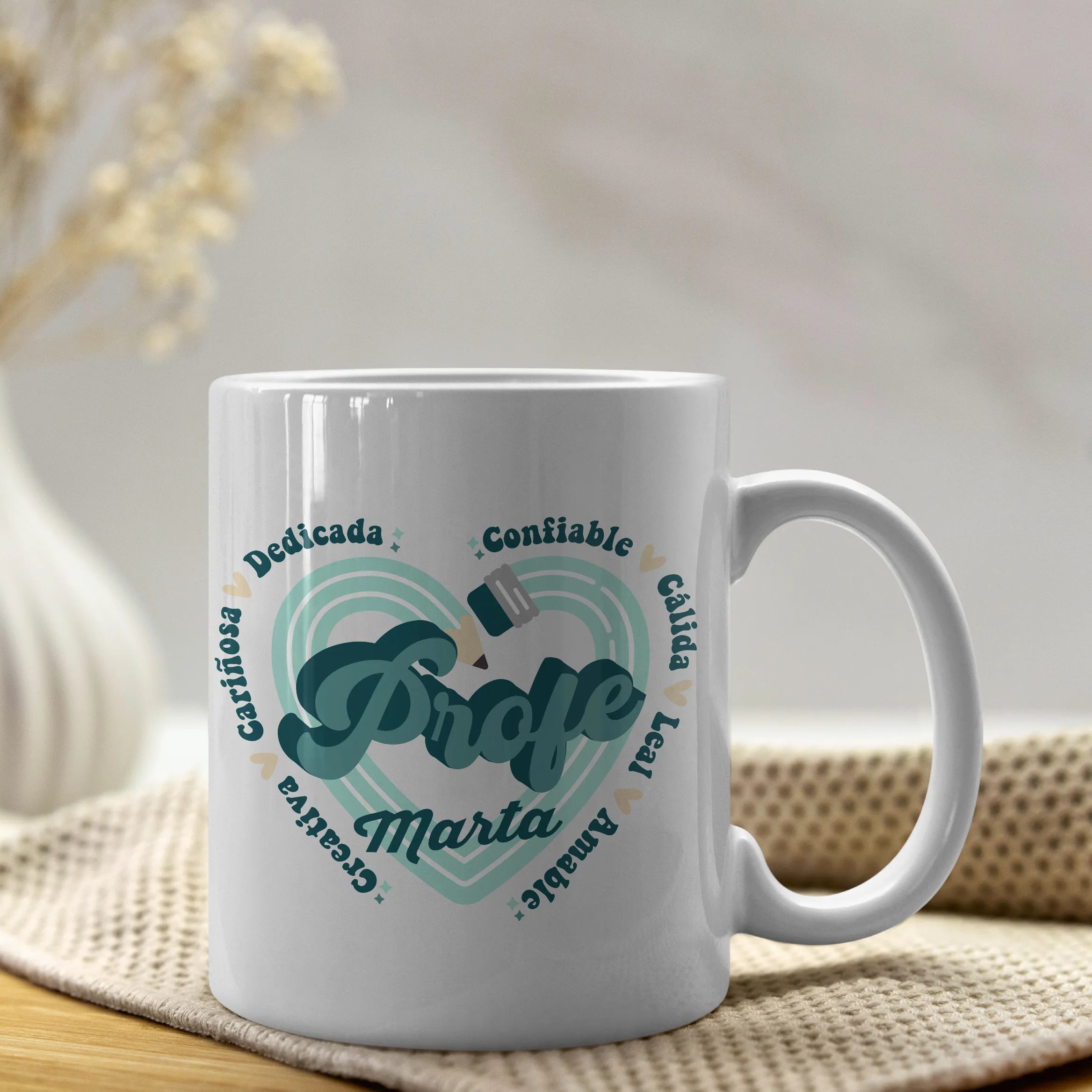 TAZA PROFE "RETRO CUORE"