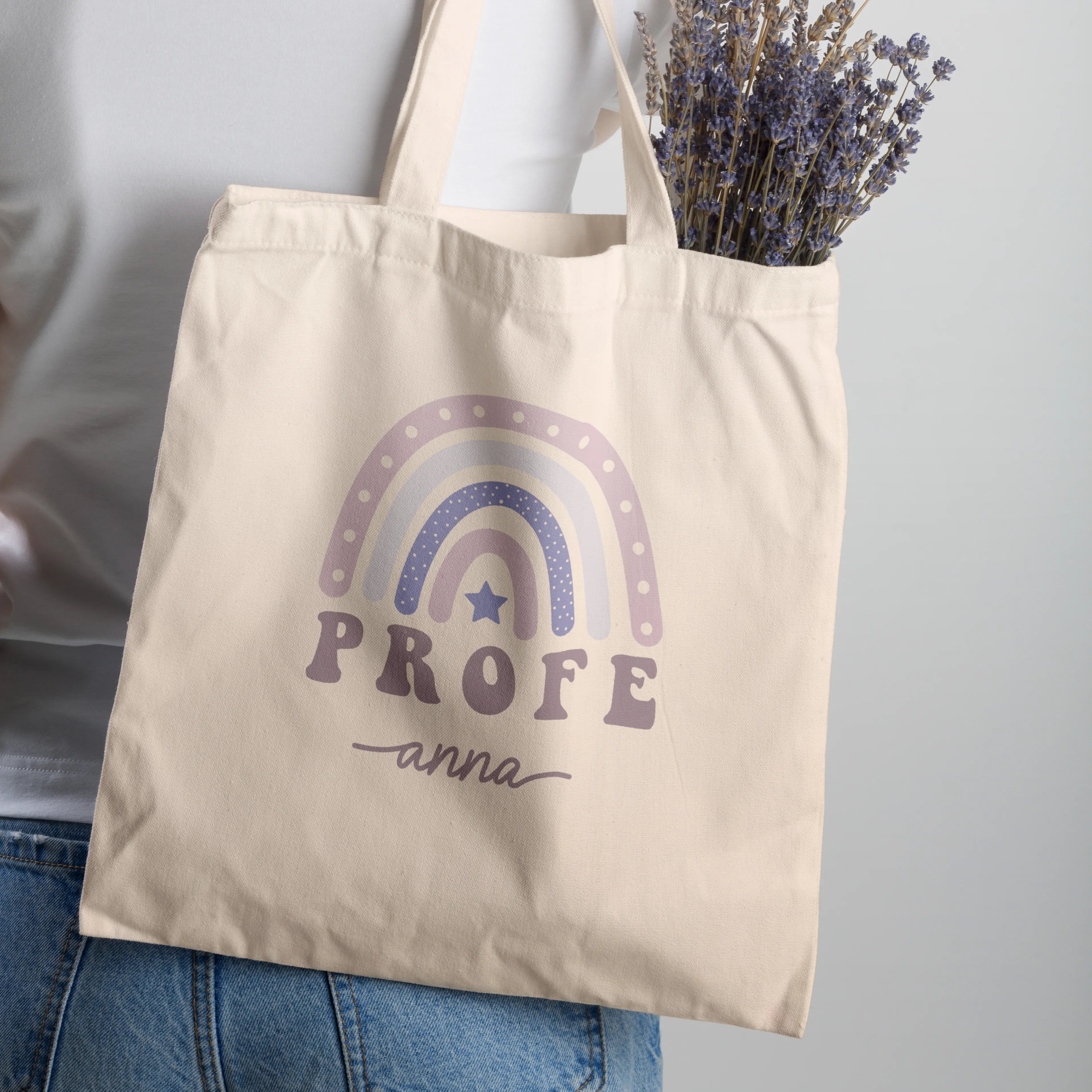 TOTEBAG PROFE "ARCO IRIS"
