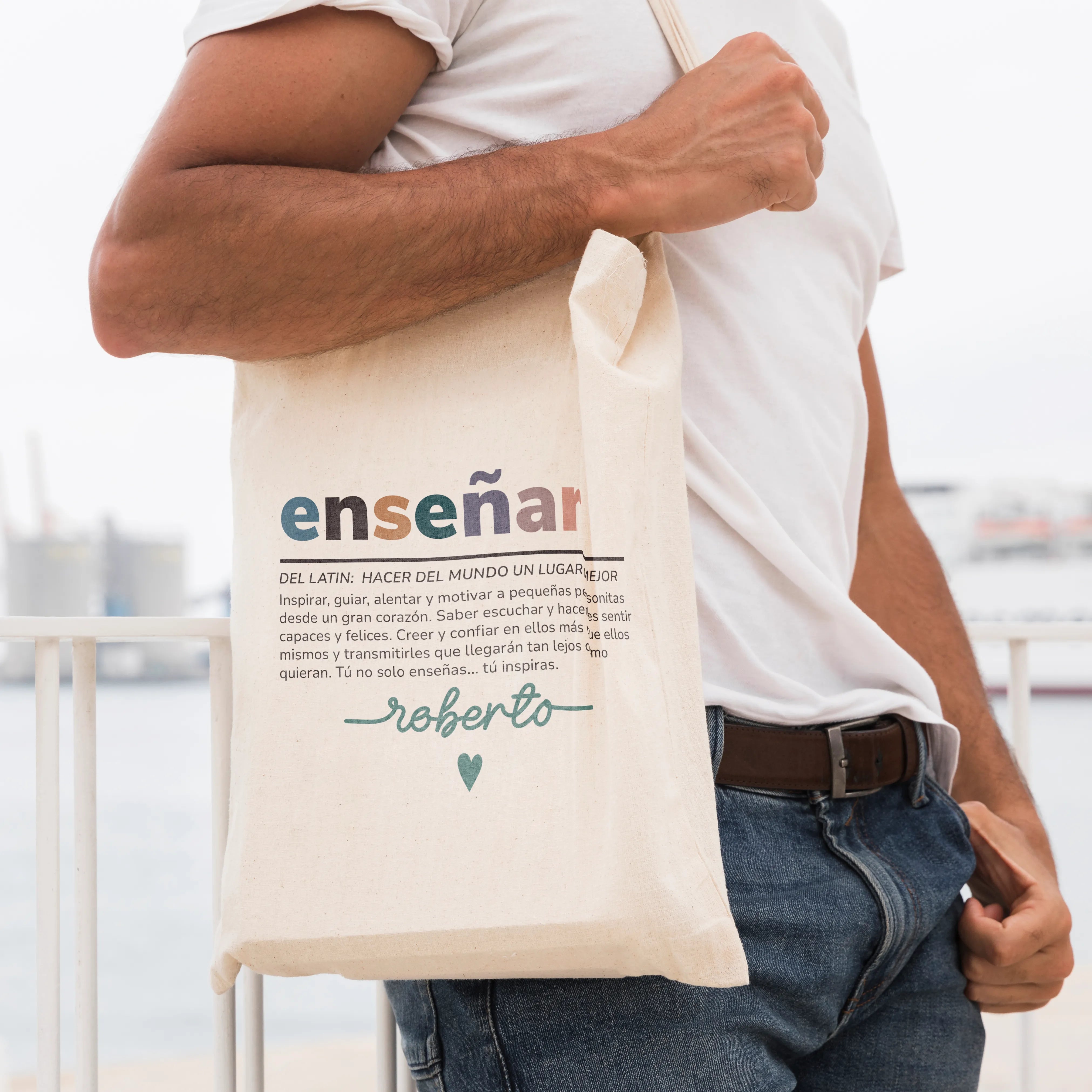 TOTEBAG PROFE "ENSEÑAR"