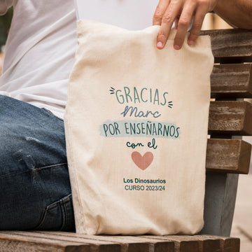 TOTEBAG PROFE "GRACIAS DE CORAZÓN"