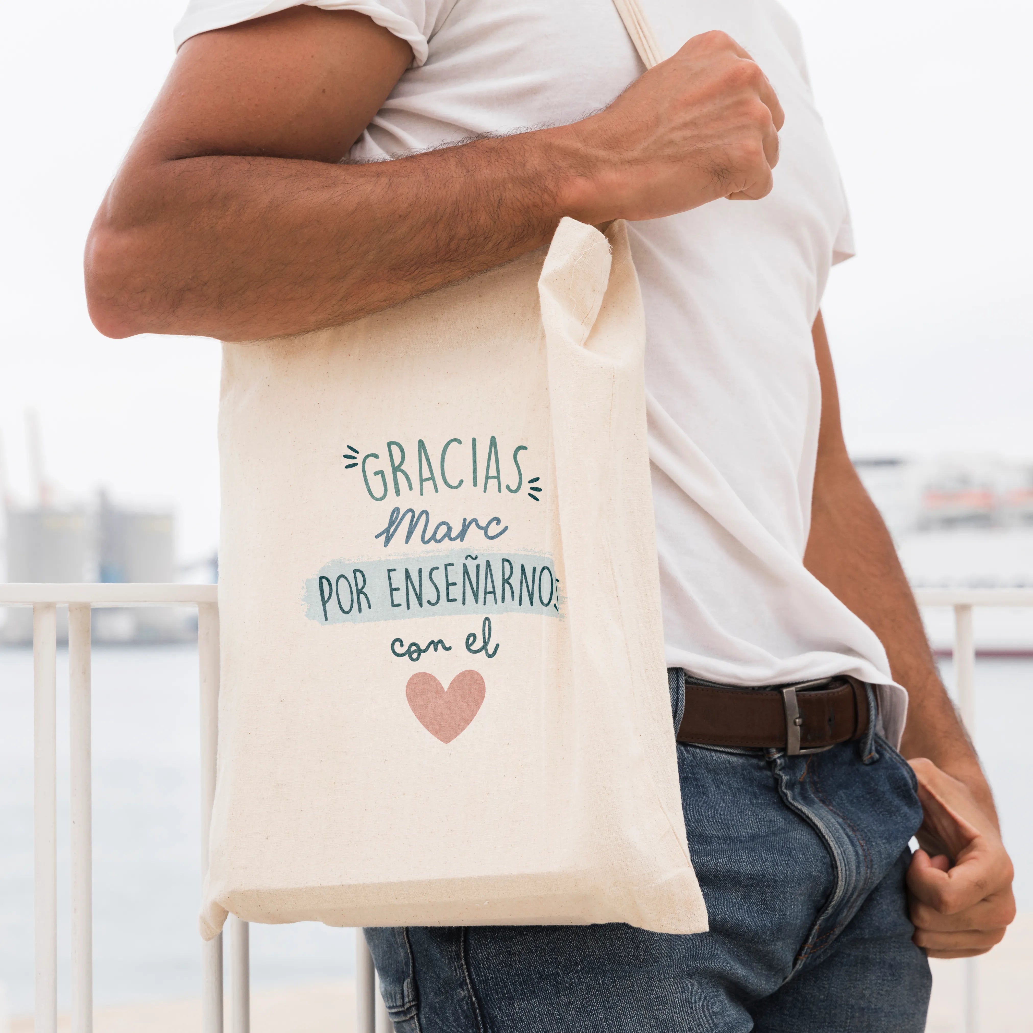 TOTEBAG PROFE "GRACIAS DE CORAZÓN"