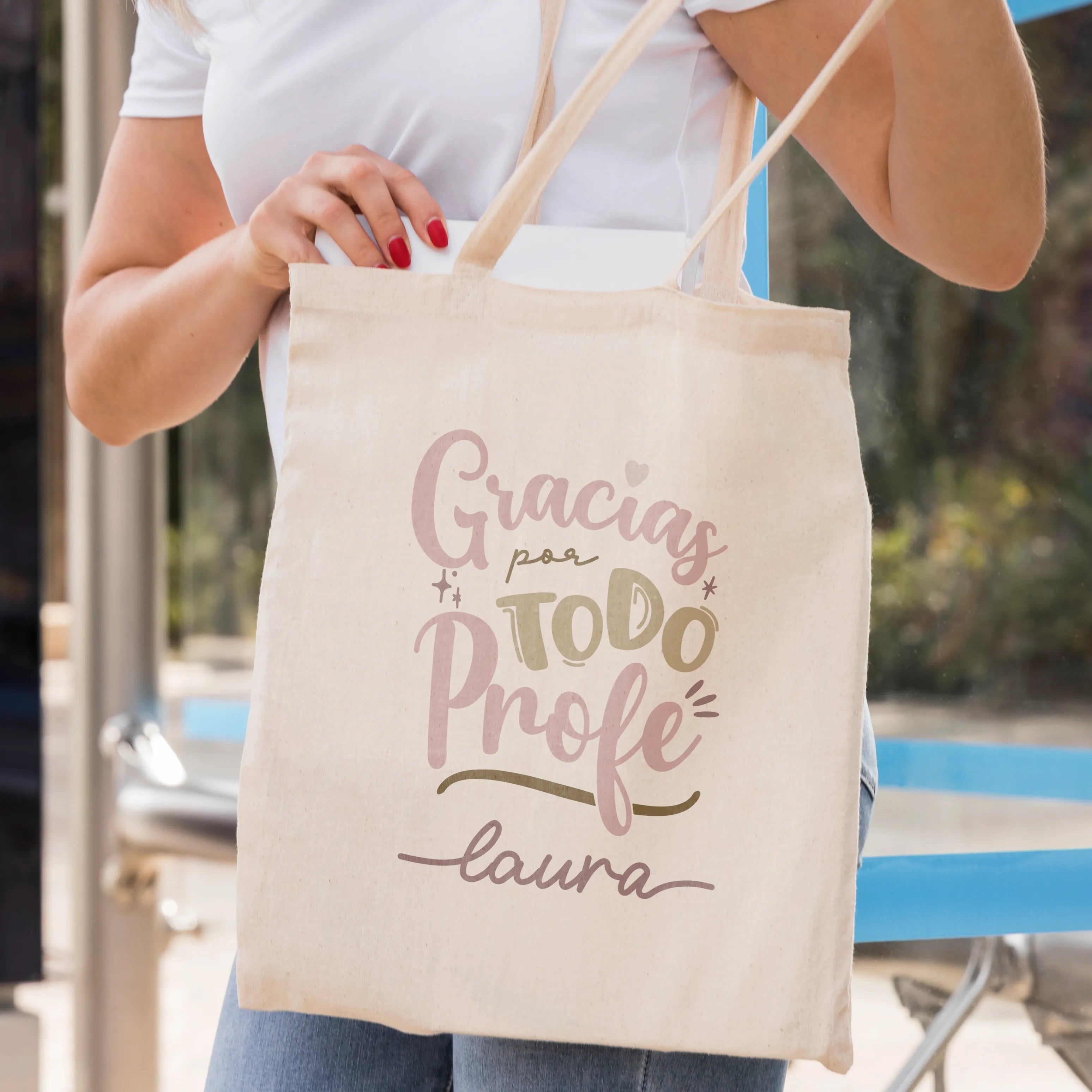 TOTEBAG PROFE "GRACIAS POR TODO"