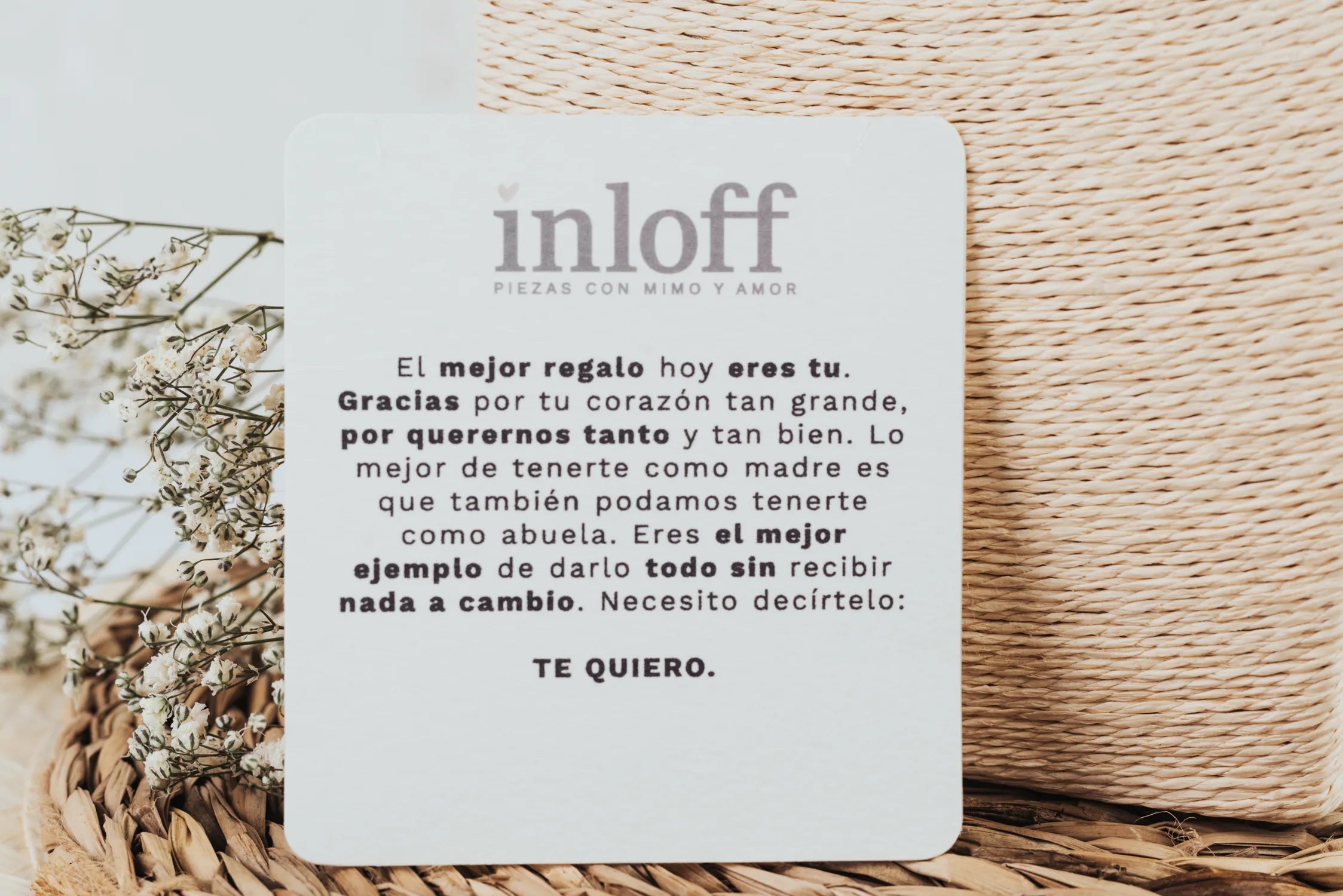 COLLAR DE PLATA “TE QUIERO ABUELA”