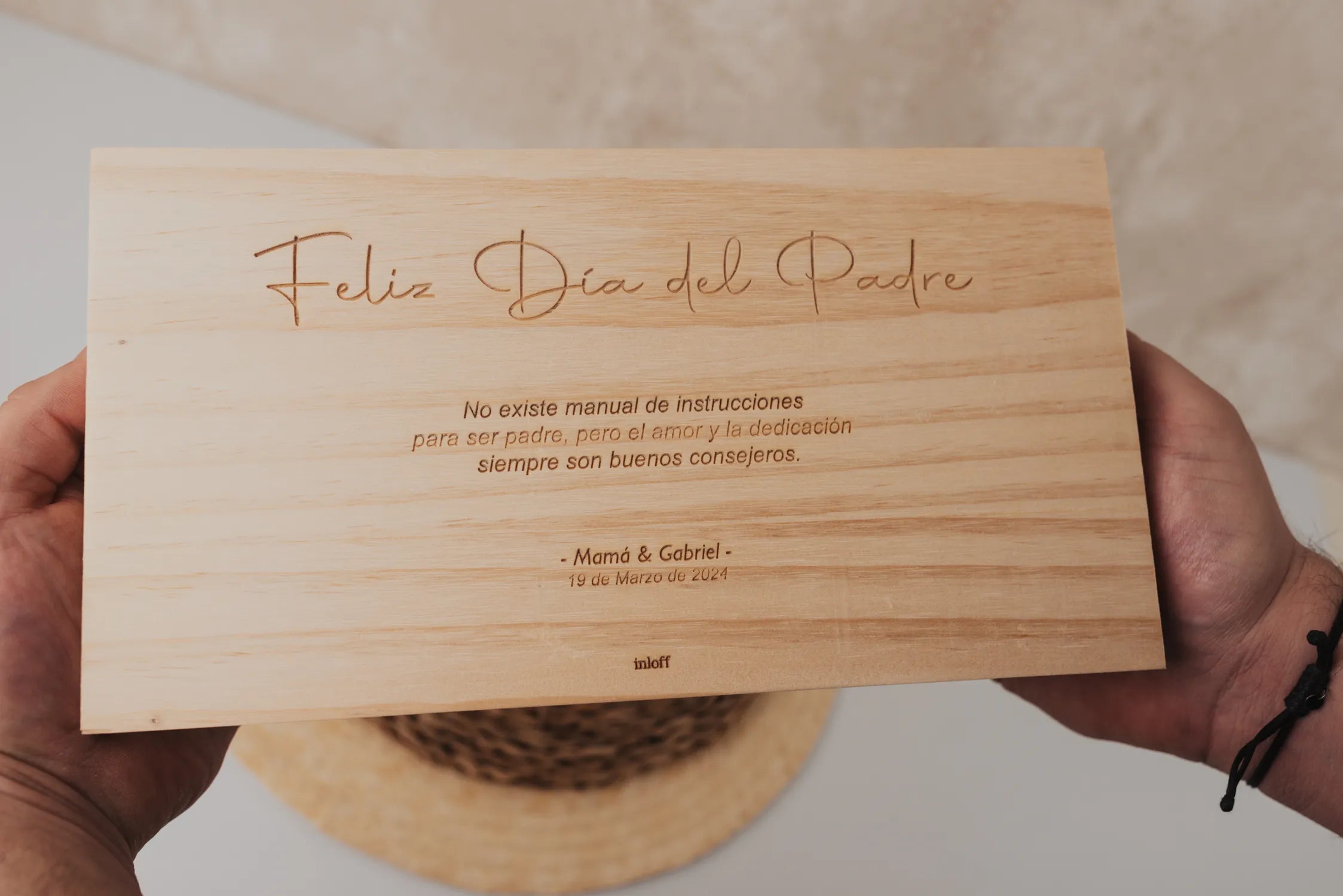 Marco Mensaje "Feliz Día Papá"