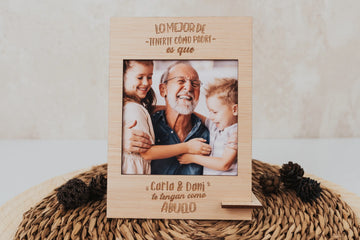 Portafotos Vintage "Lo Mejor del Abuelo"