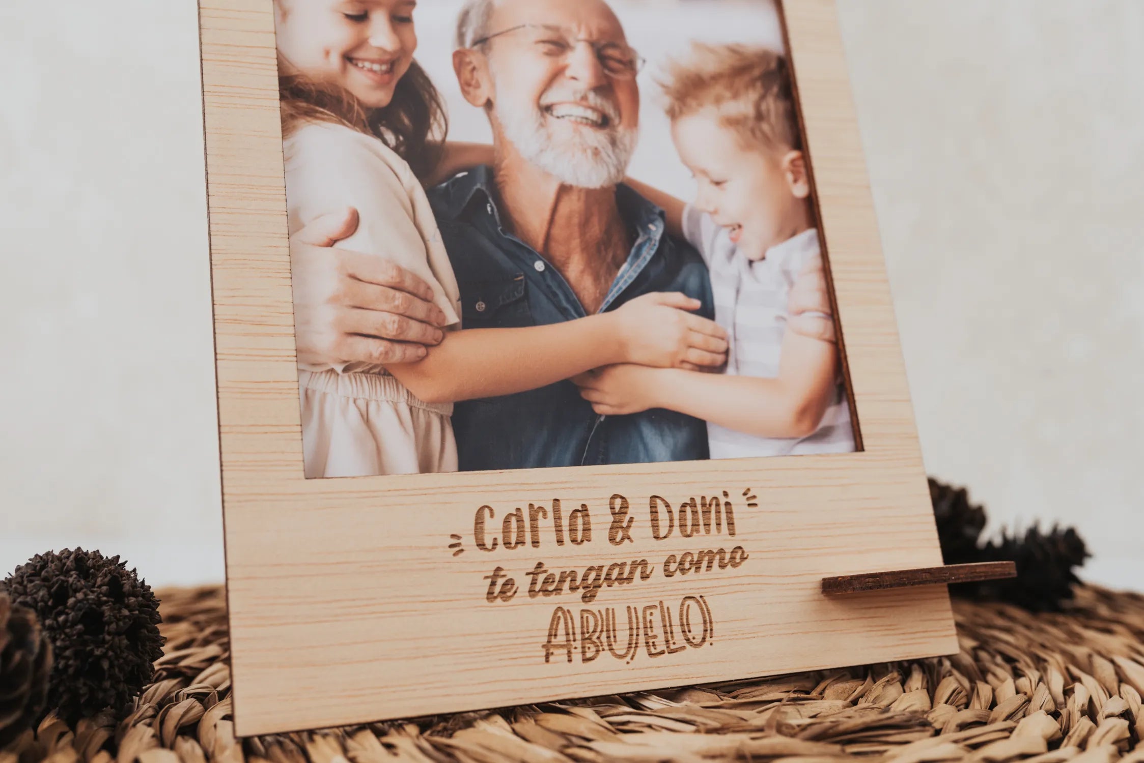 Portafotos Vintage "Lo Mejor del Abuelo"