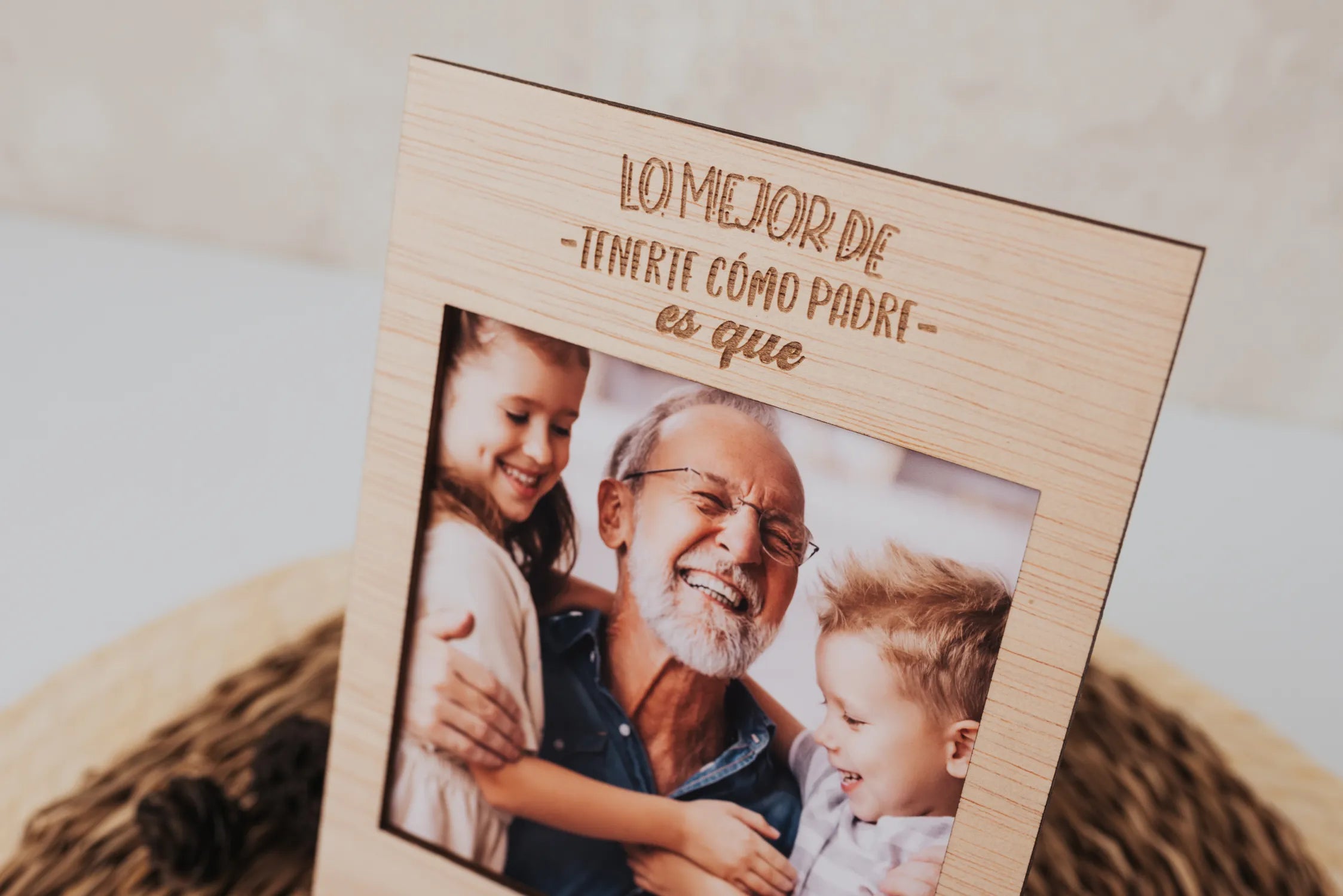 Portafotos Vintage "Lo Mejor del Abuelo"